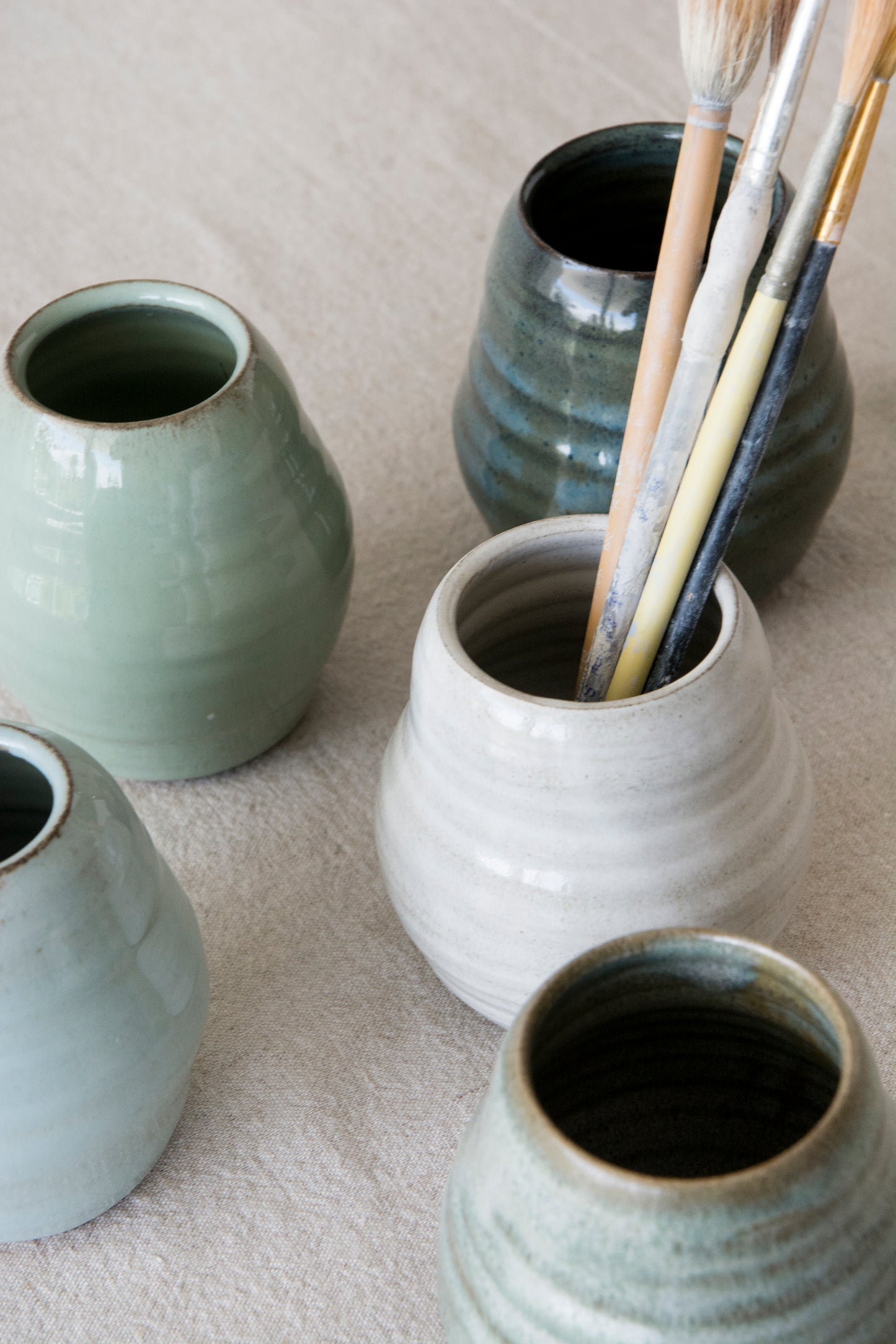 Handmade Ceramic Brush Holder
