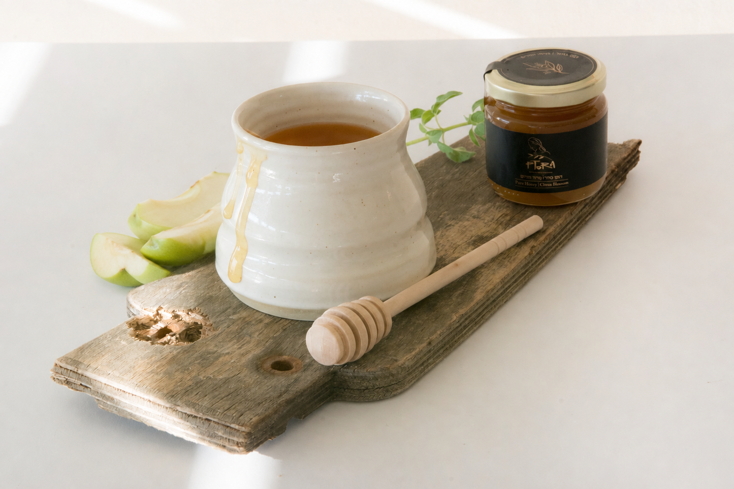Beehive Ceramic Honey Pot
