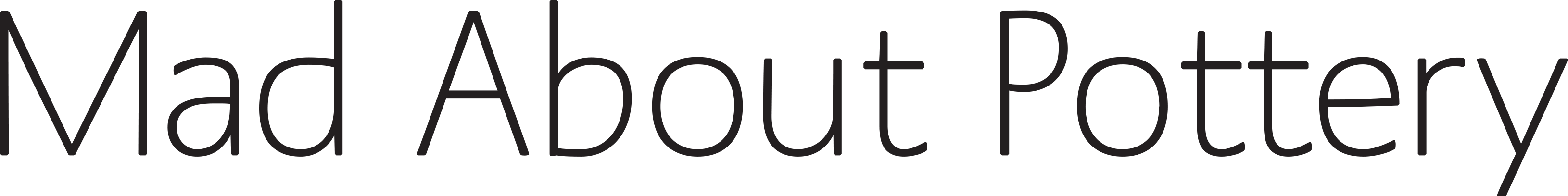 mad about pottery logo