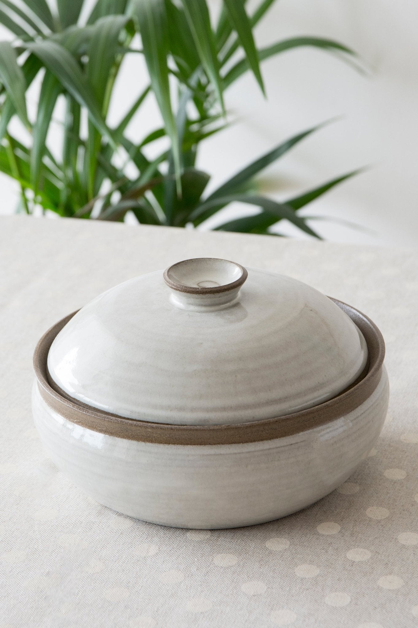 Artisan Stoneware Casserole Dish with Lid - Mad About Pottery - Casserole Dish