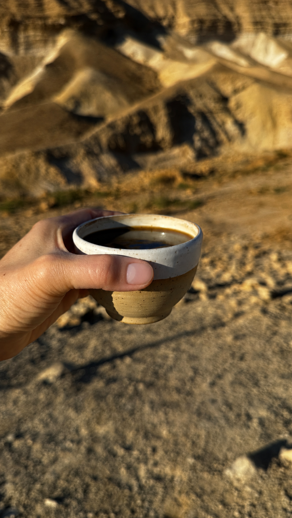 Handcraft Ceramic Cups - Desert (Set of 2)