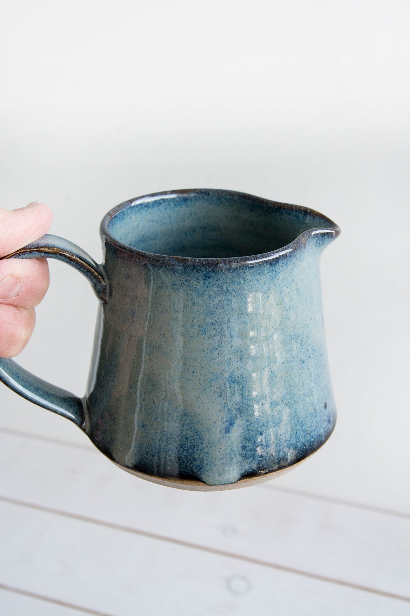 White Creamer - Mad About Pottery - creamer
