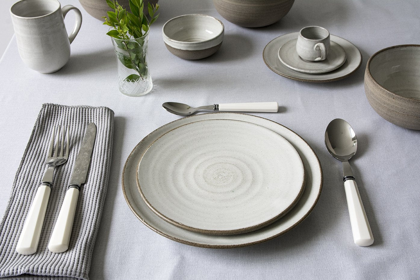 Pottery Dinnerware, Main Course and Salad Plate, 2 Plates - Mad About Pottery- plates