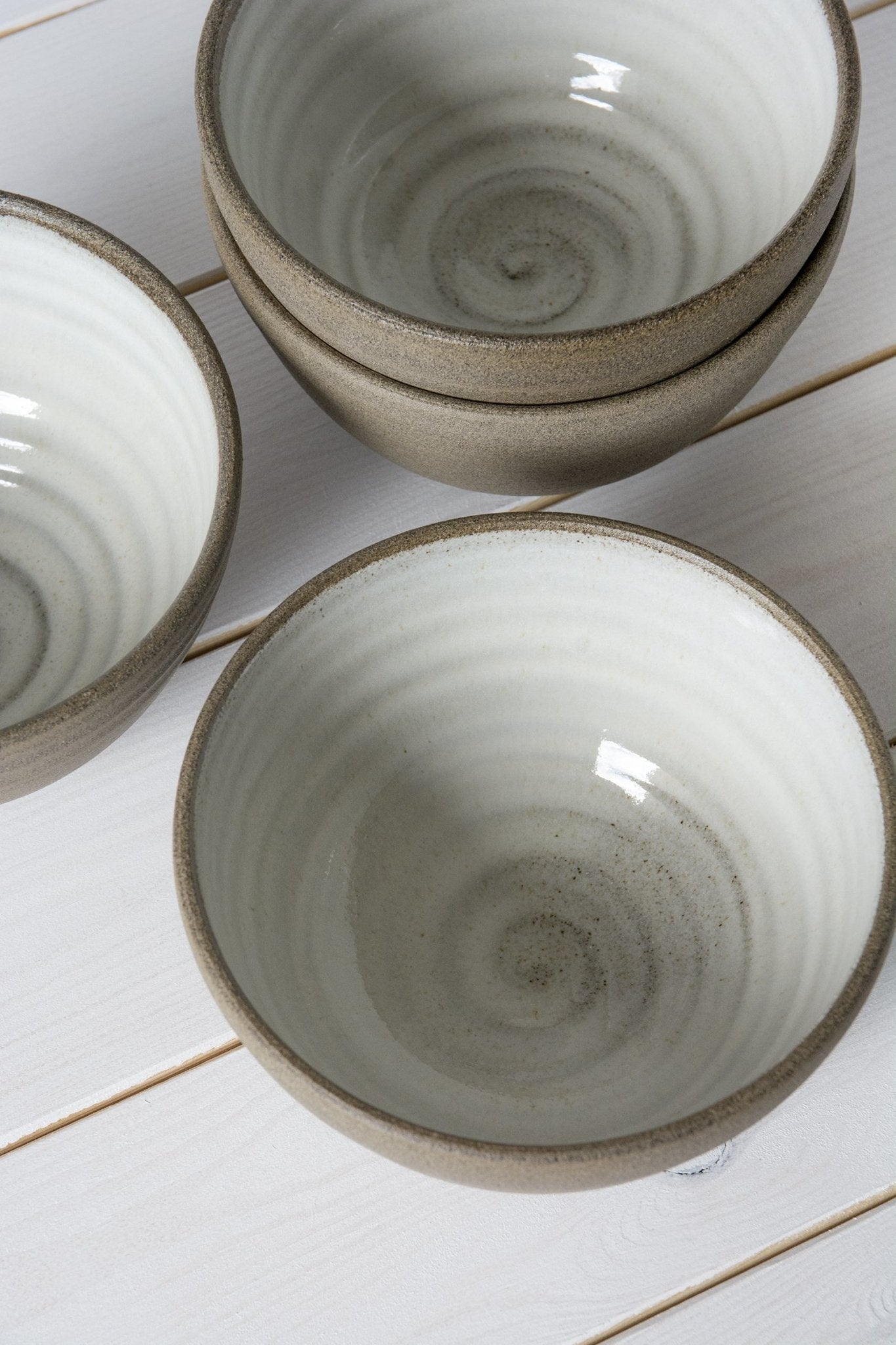 Rustic Soup Bowls, Set of 4 - Mad About Pottery- Bowl