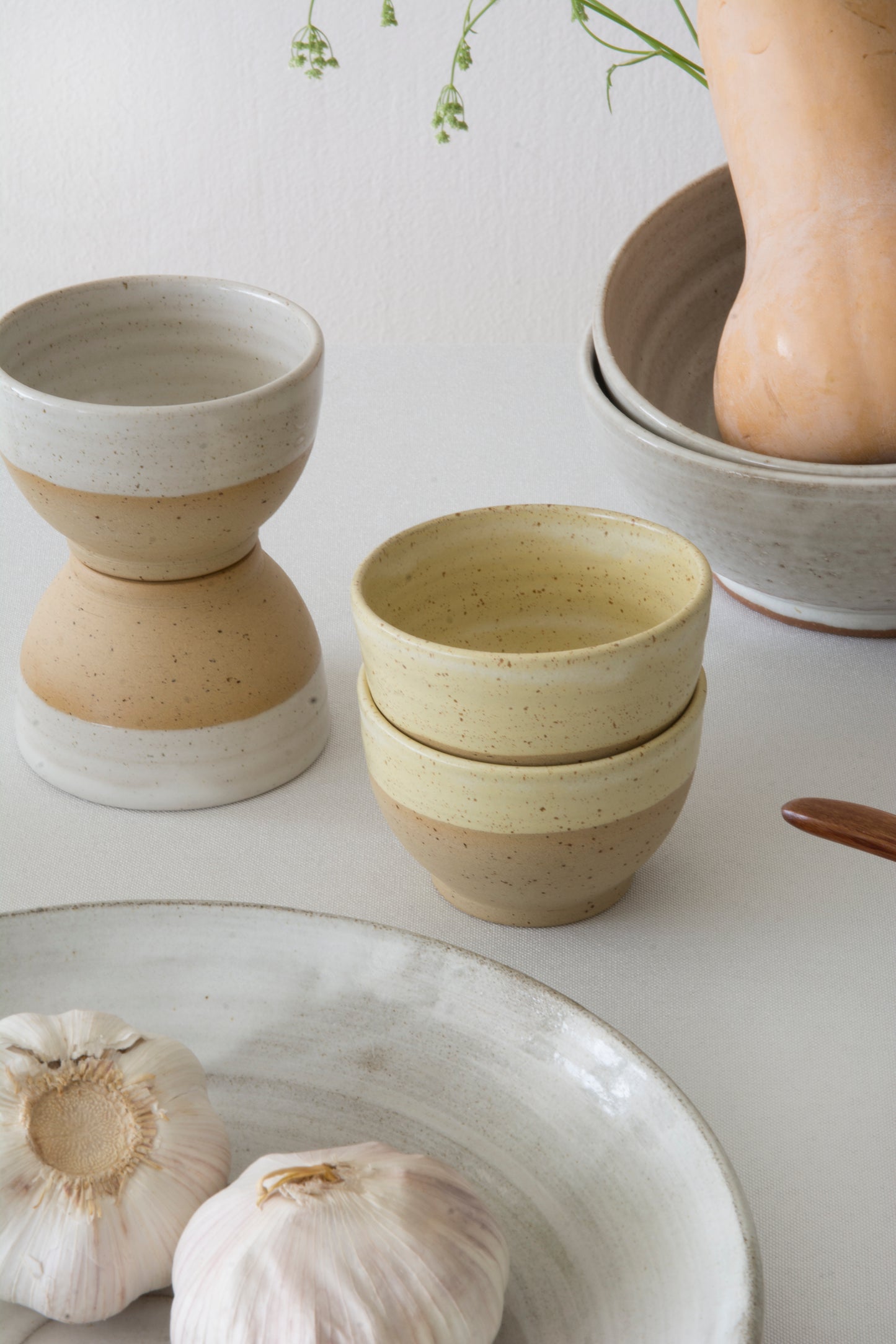 Handcraft Ceramic Cups - Desert (Set of 2)