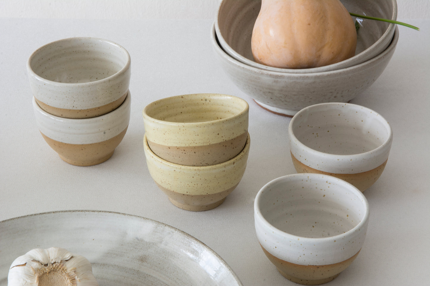 Handcraft Ceramic Cups - Desert (Set of 2)