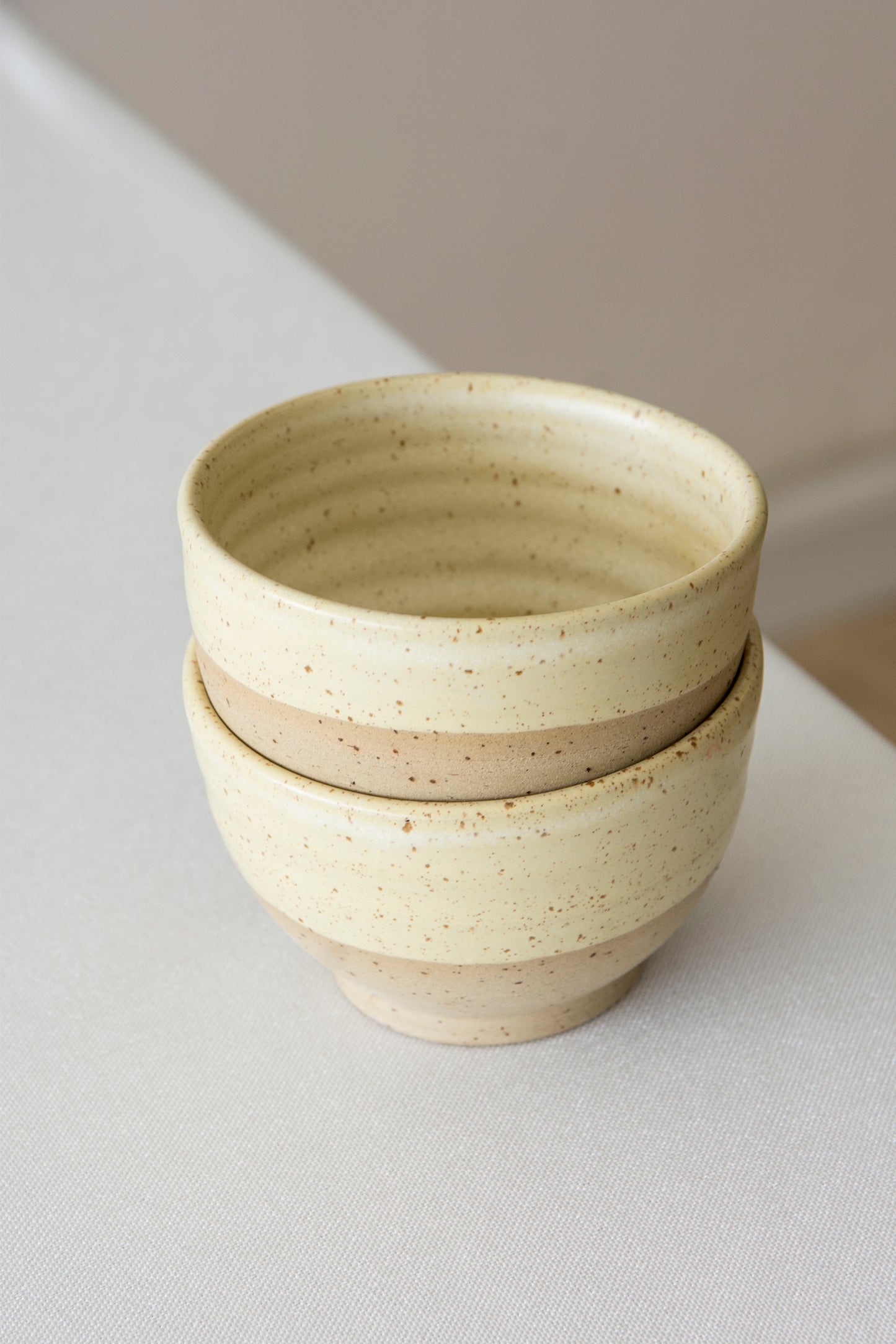 Handcraft Ceramic Cups - Desert (Set of 2)