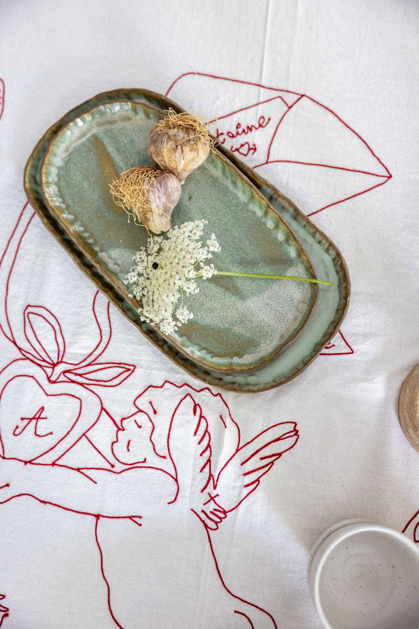 Green Baladi Handmade Ceramic Platter