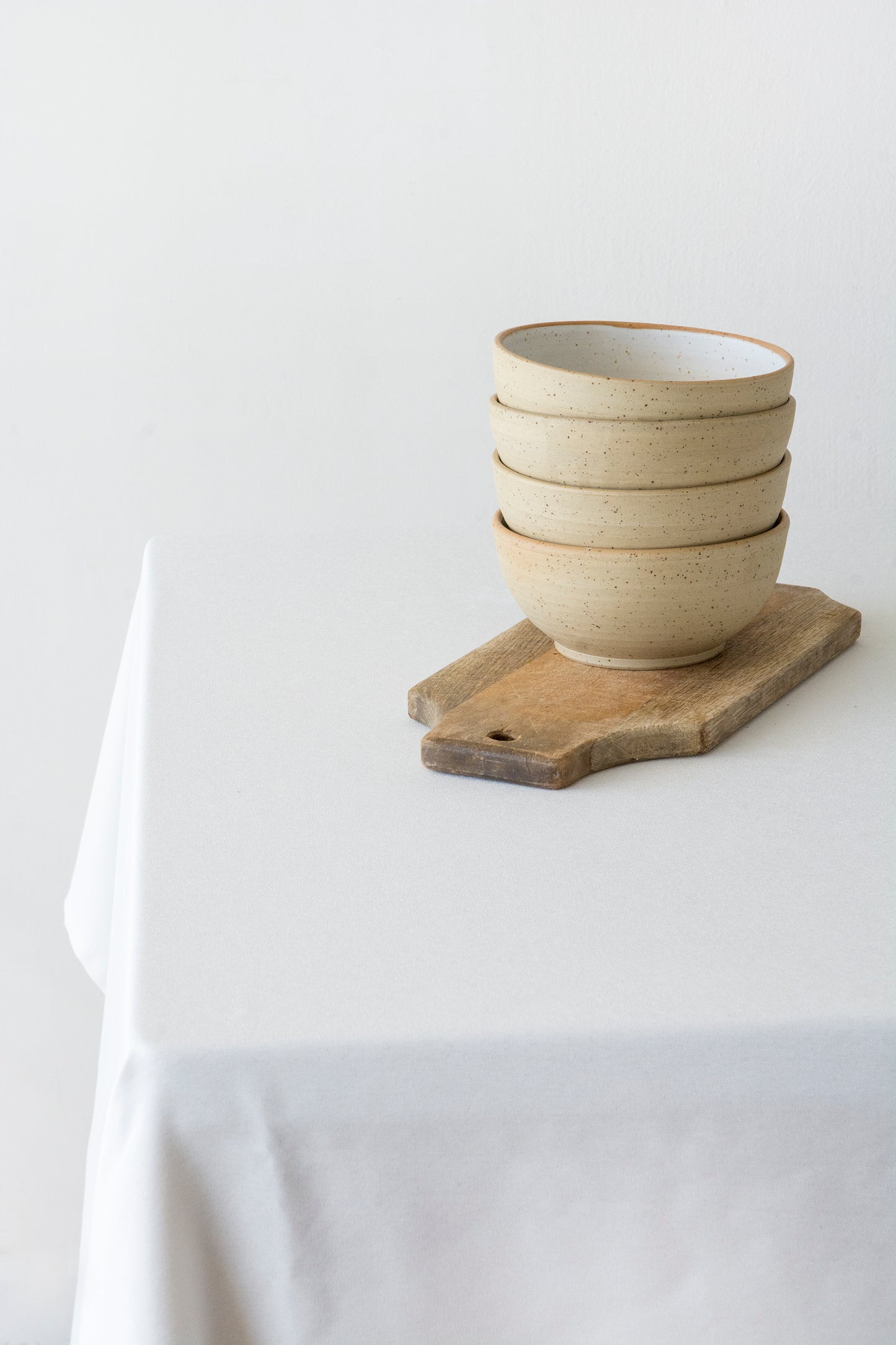 Desert Stone Handmade Ceramic Bowl, Speckled Stoneware Soup