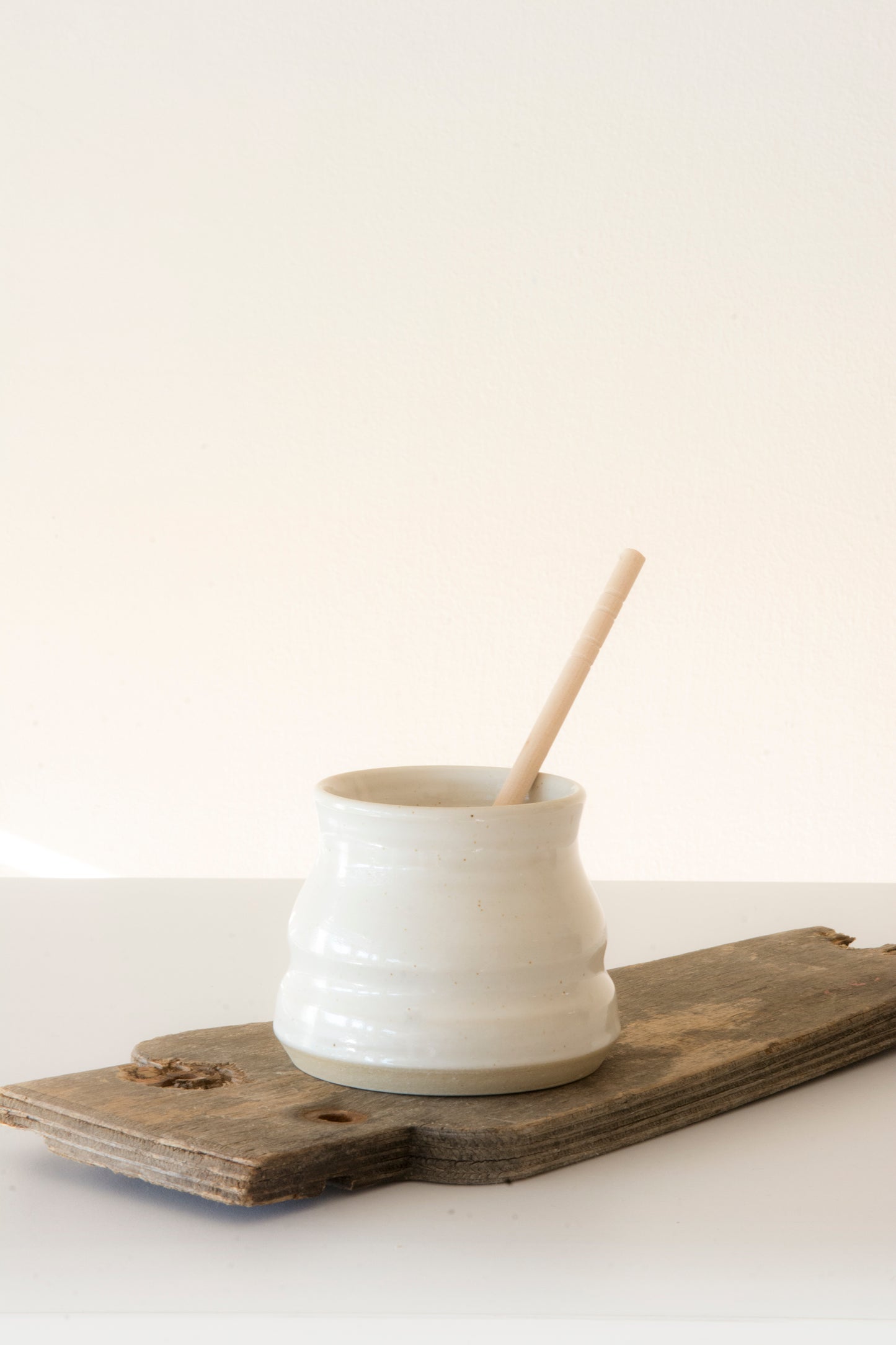 Beehive Ceramic Honey Pot