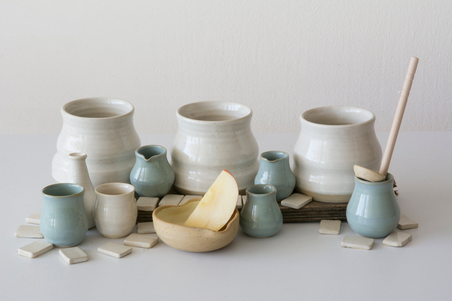 Beehive Ceramic Honey Pot