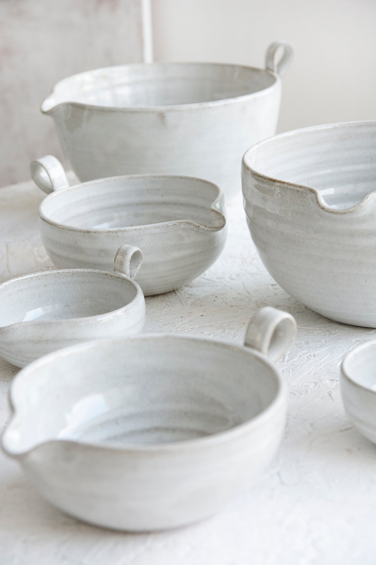 White Ceramic Mixing Bowl