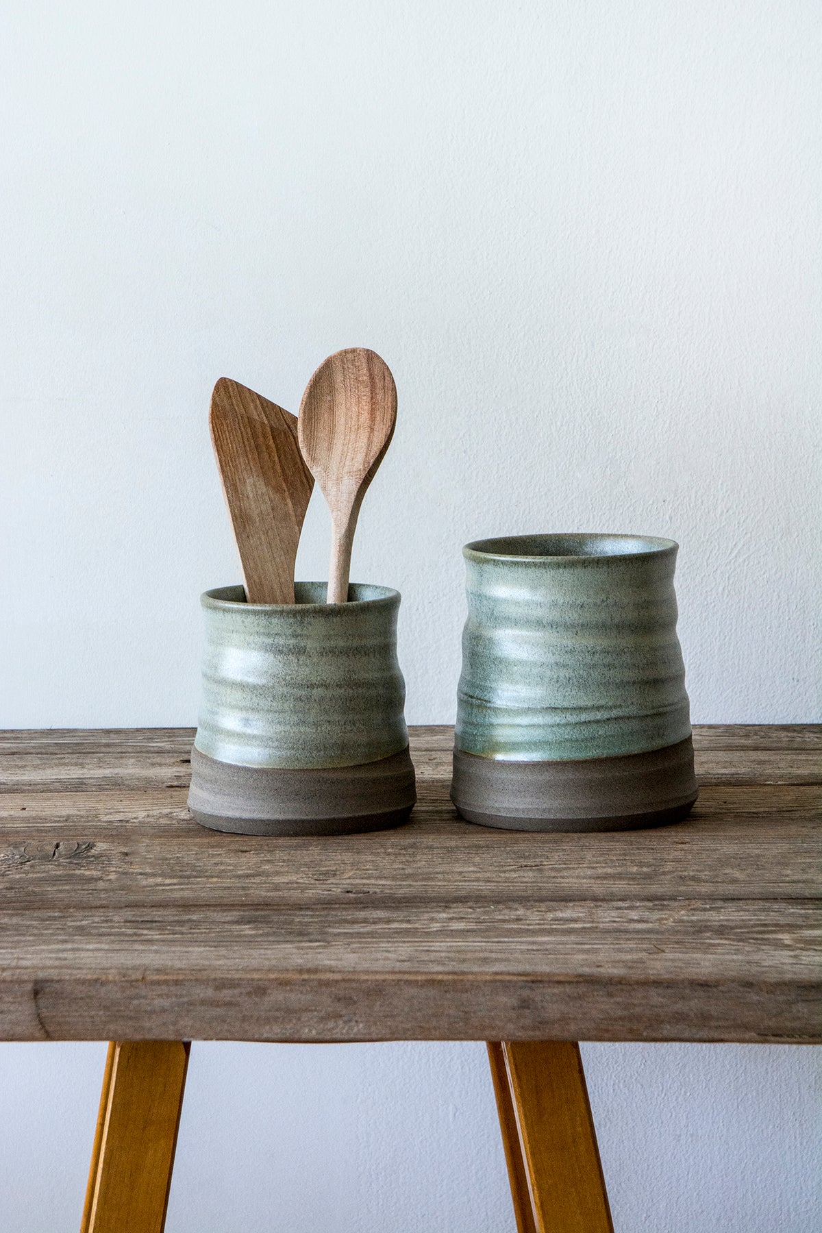 Ceramic Utensil Crock, French Country