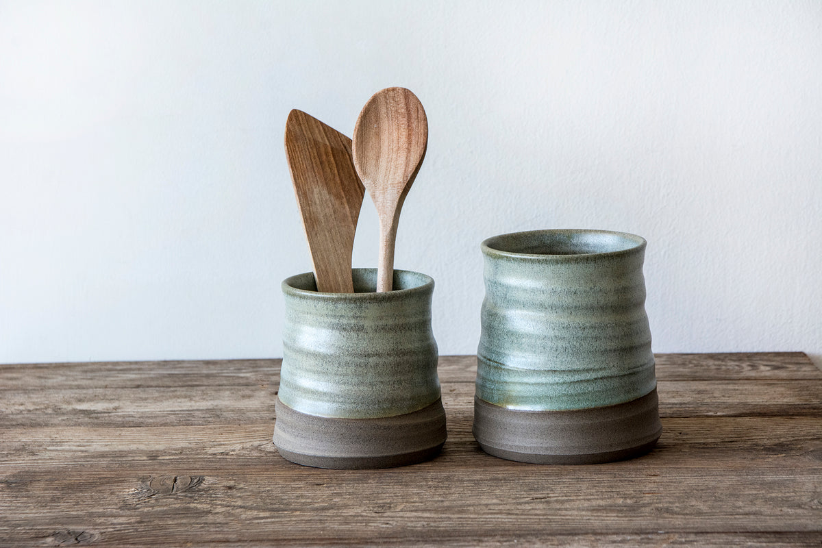 Ceramic Utensil Crock, French Country