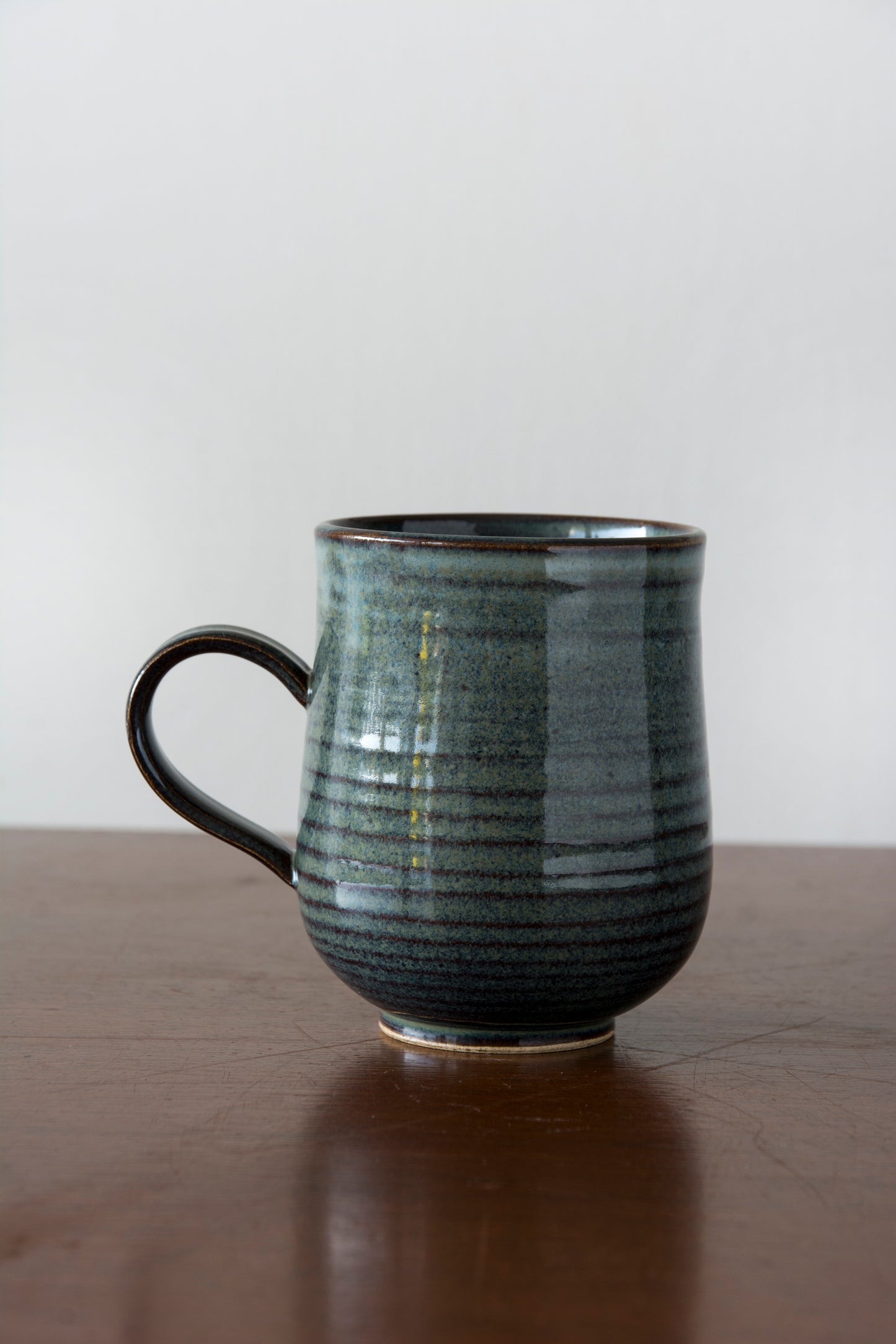 Blue Pottery Mug, 14 fl oz