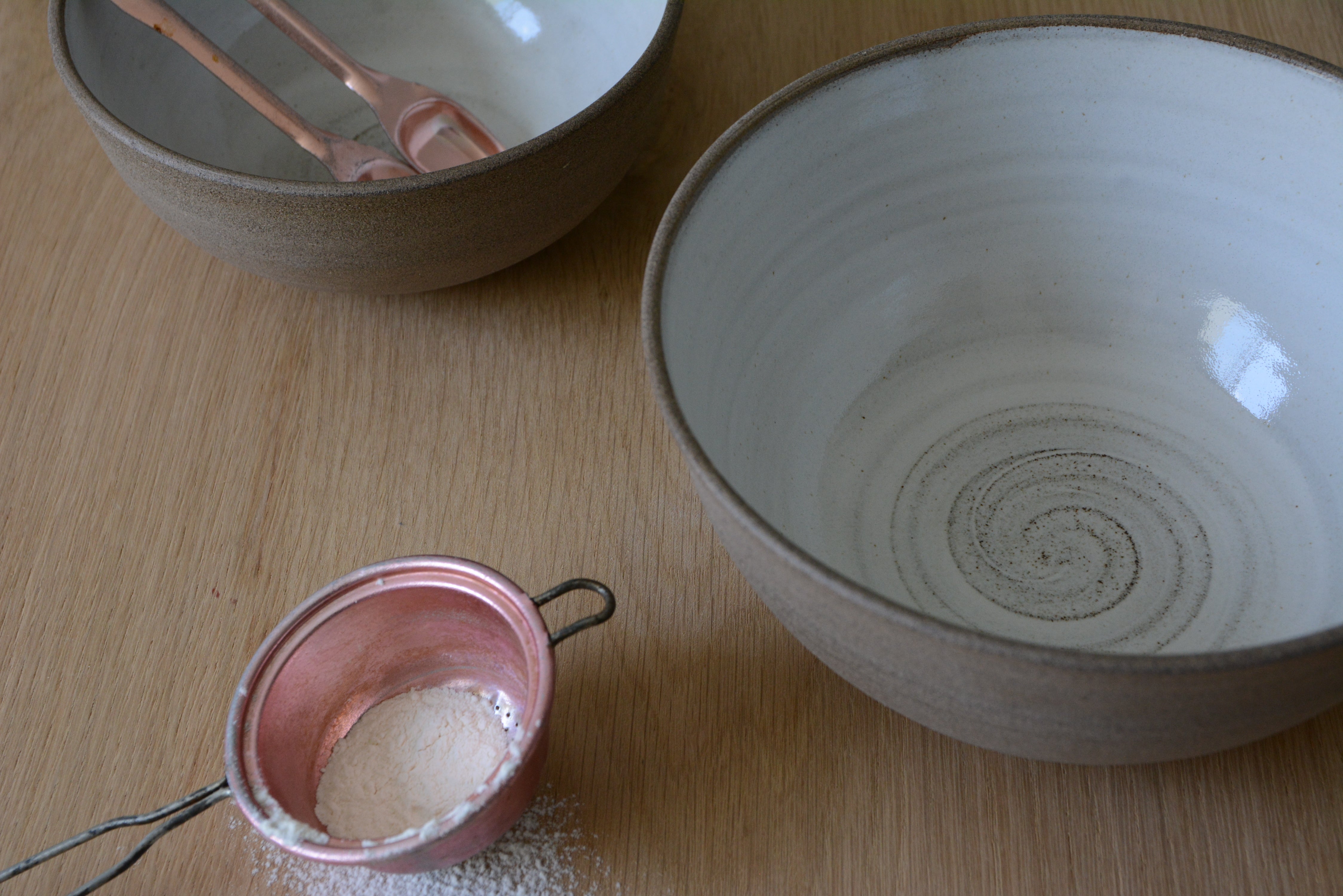 Handmade Blue Ceramic Salad Bowl, Serving Bowl – Mad About Pottery