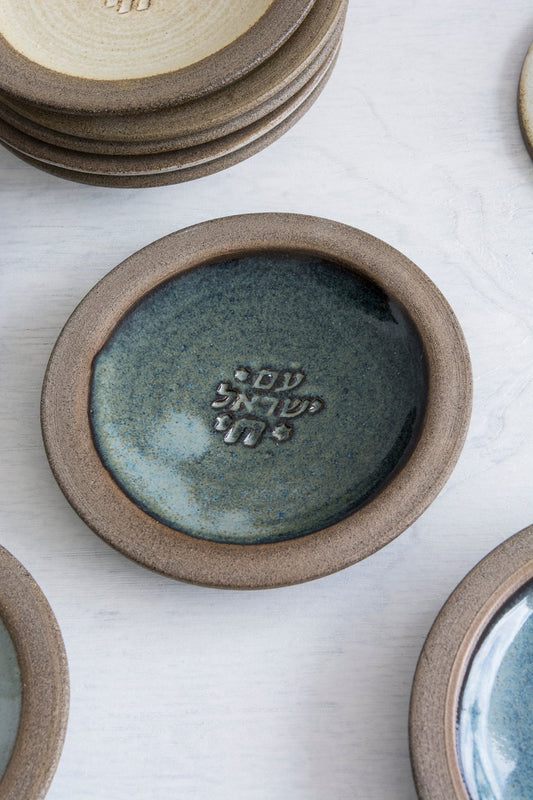 Am Yisrael Chai - Small Trinket Dish - Mad About Pottery- plates
