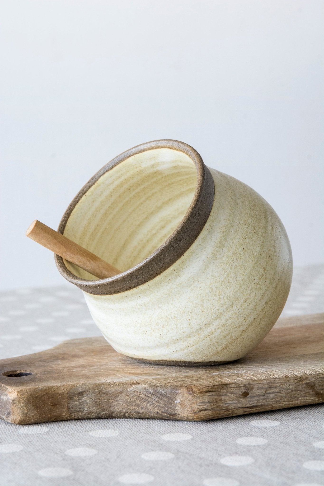 Open Salt Cellar - Mad About Pottery-