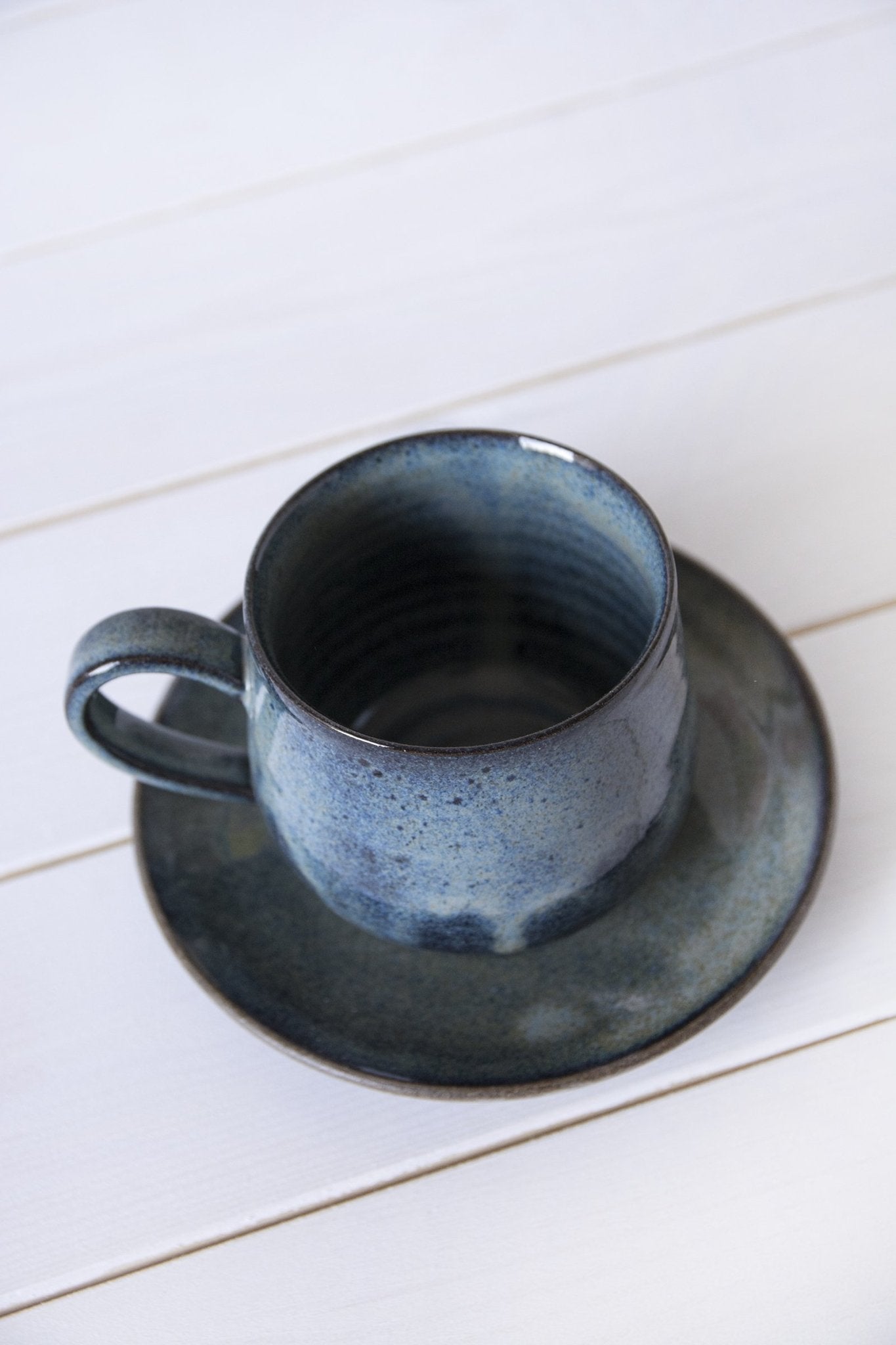 pottery coffee mug