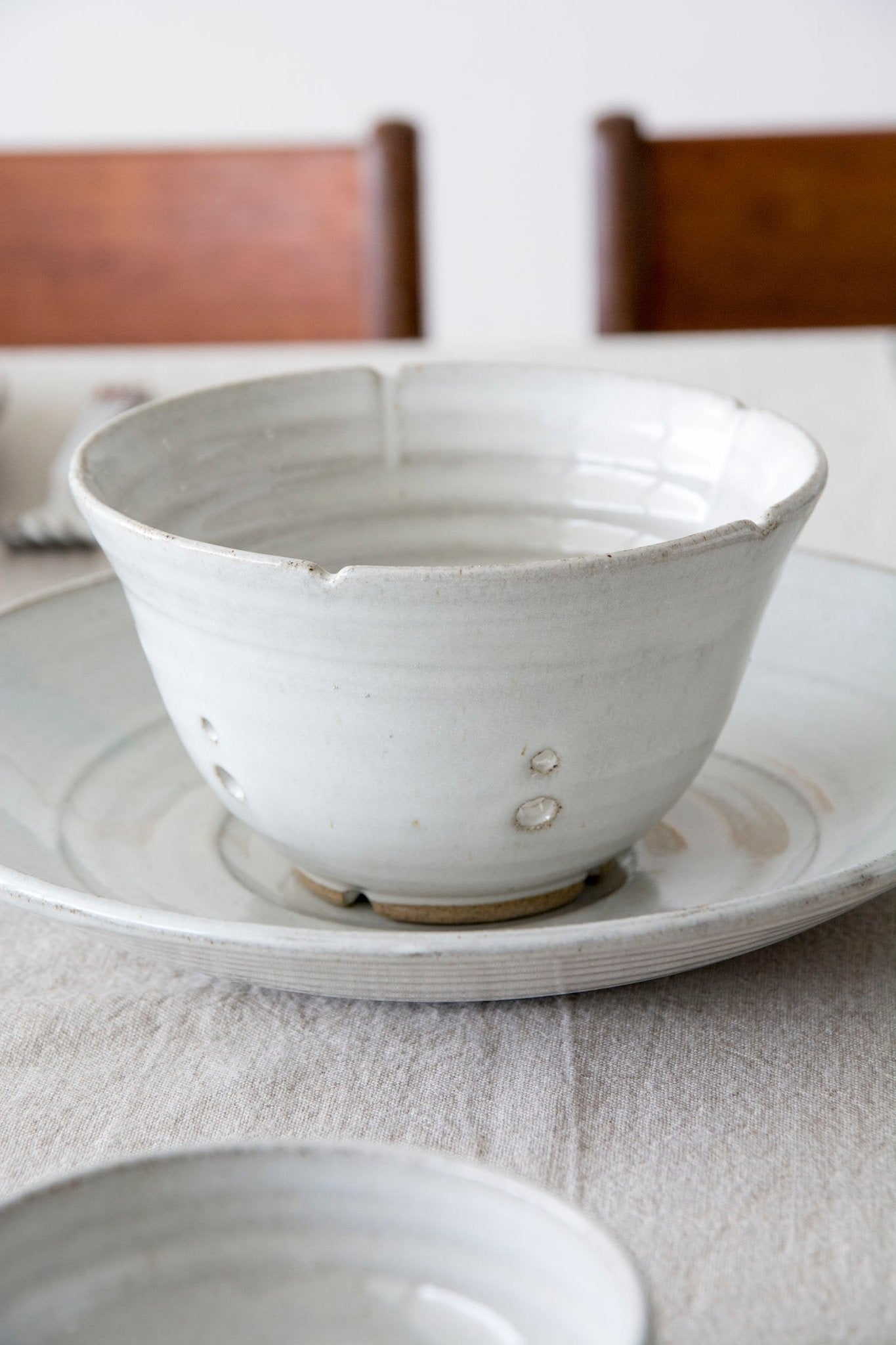 Berry Strainer Bowl - Mad About Pottery- colander