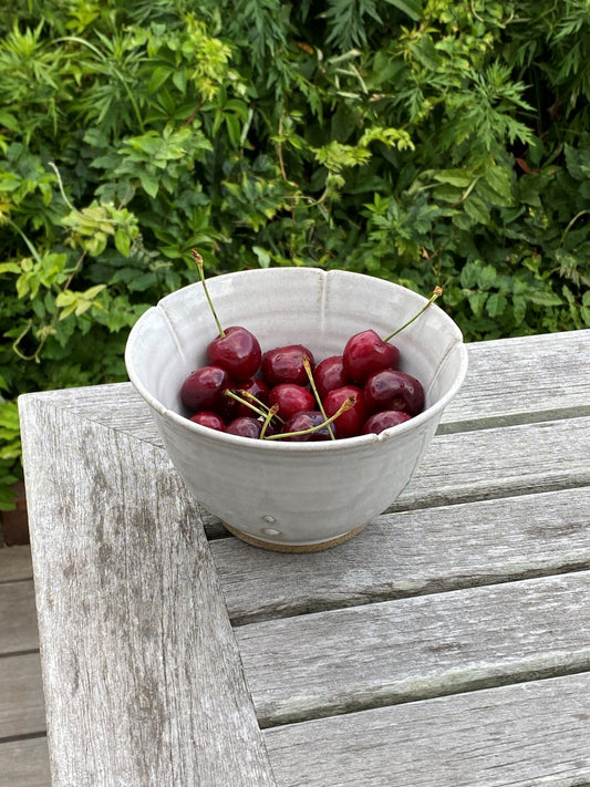 Hand Thrown Ceramic Berry Bowl