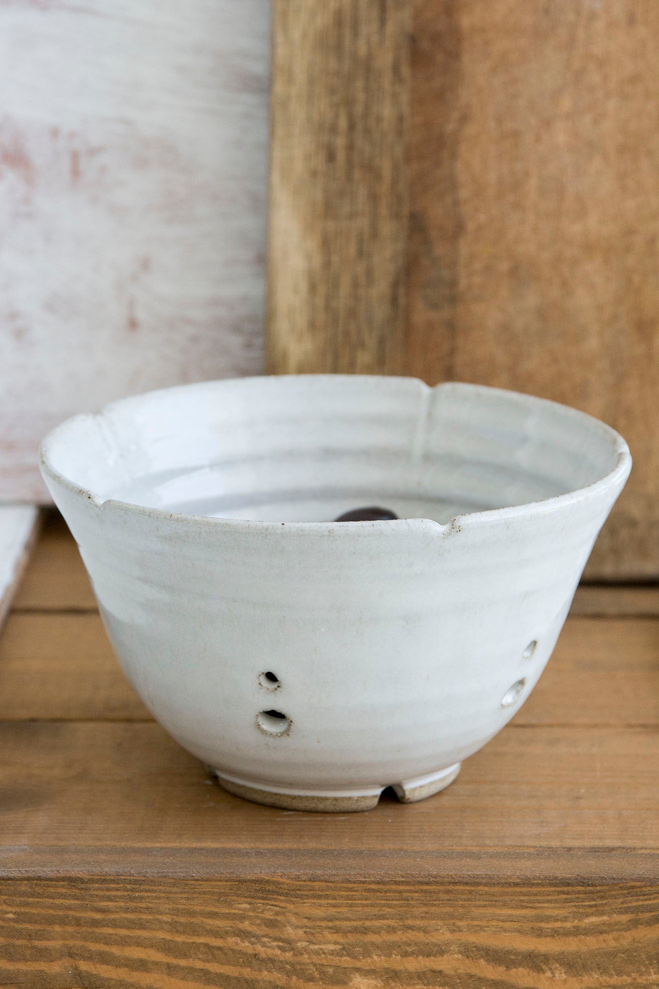 Hand Thrown Ceramic Berry Bowl