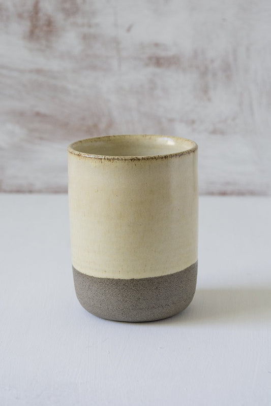Big Ceramic Tumblers, 10 / 13.5 / 17 fl. oz - Mad About Pottery- yellow hay