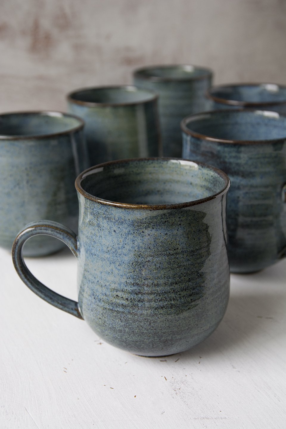 Blue Pottery Mug, 10 fl oz - Mad About Pottery - Mugs and Cups