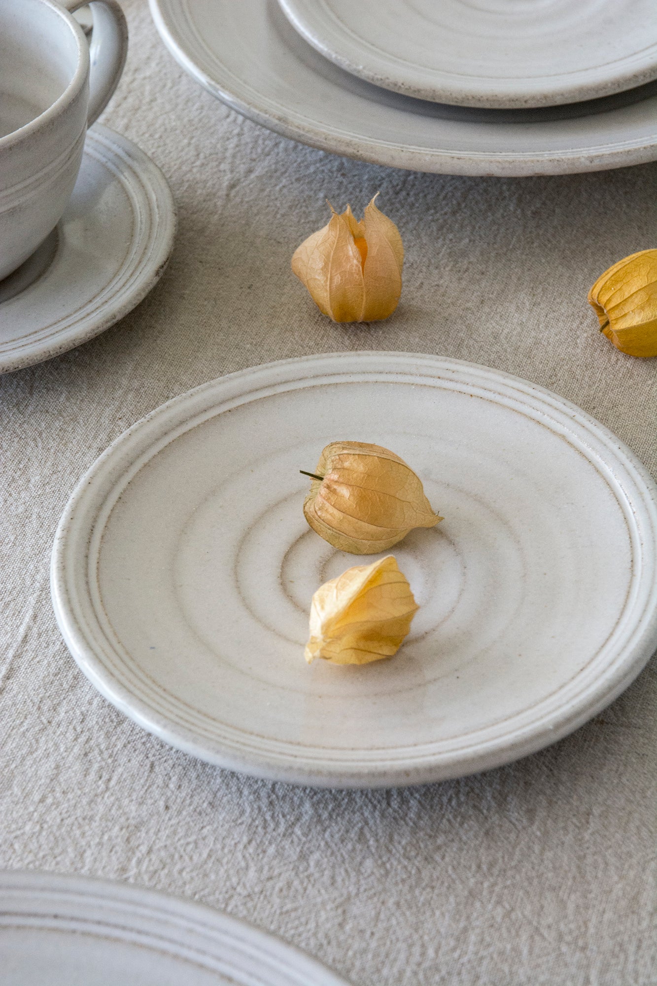 Cake Plate Set - Harvest - Mad About Pottery- plates