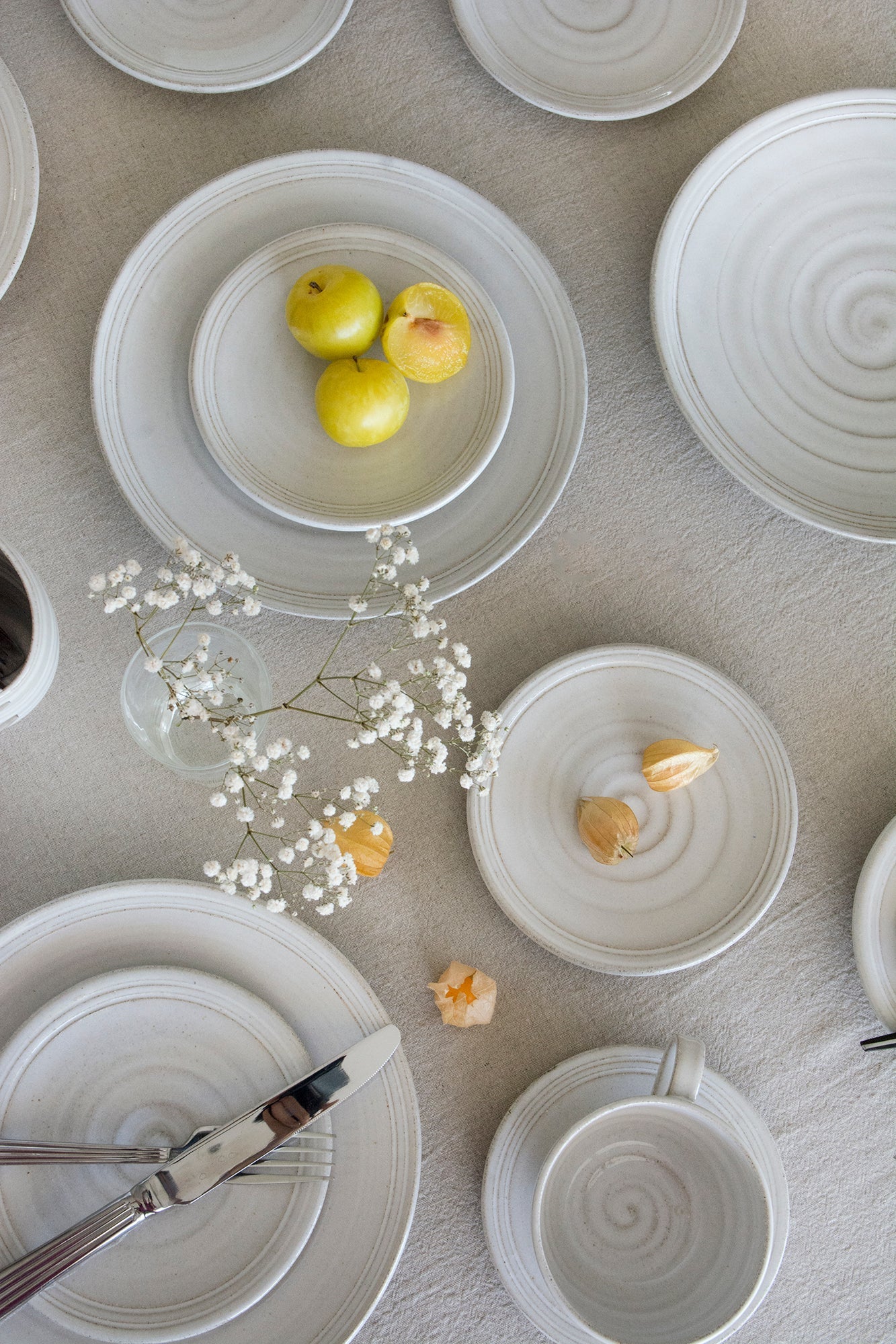 Cake Plate Set - Harvest - Mad About Pottery- plates