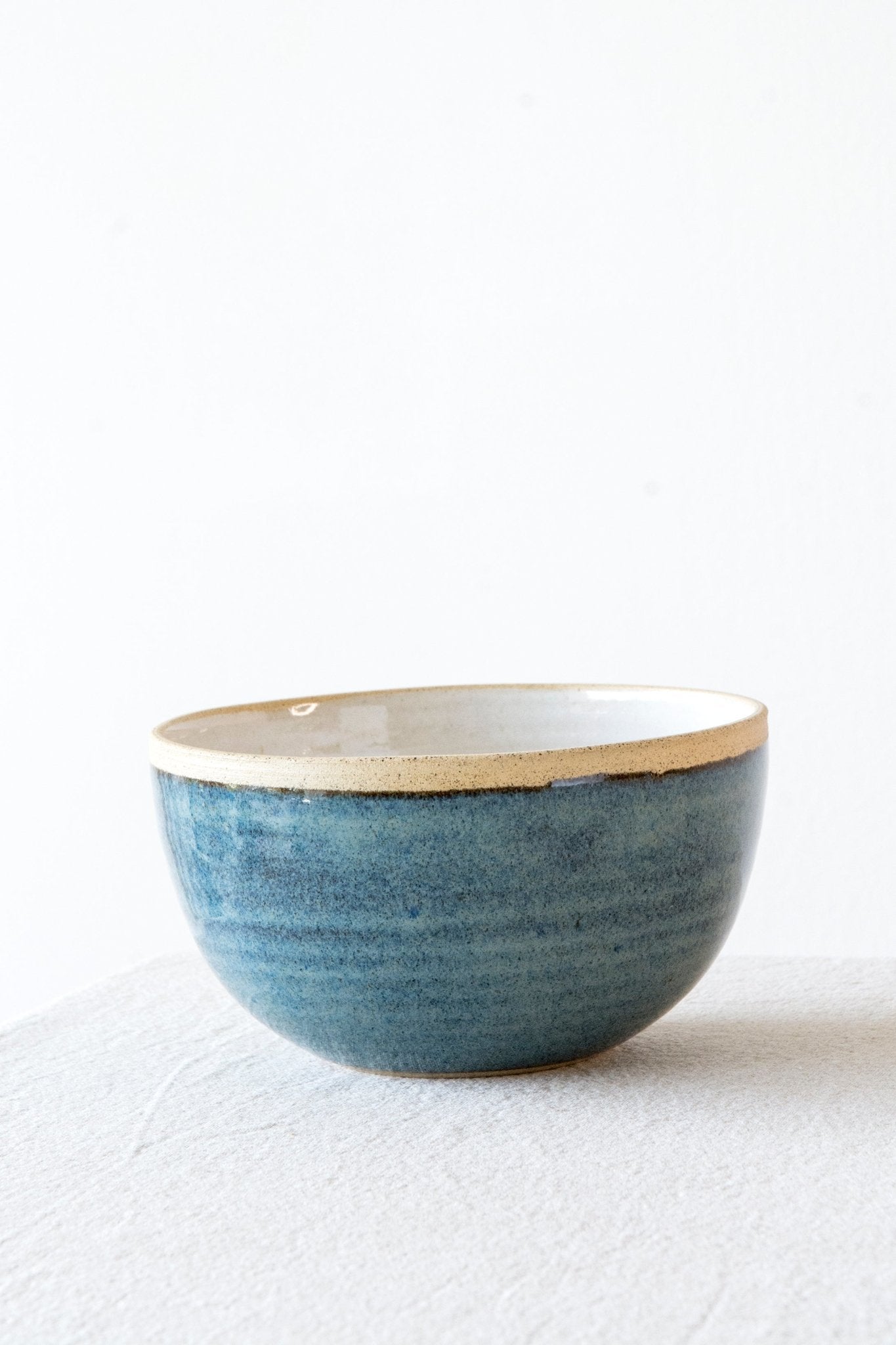 Ceramic Blue & White Bowl - Mad About Pottery- Bowl
