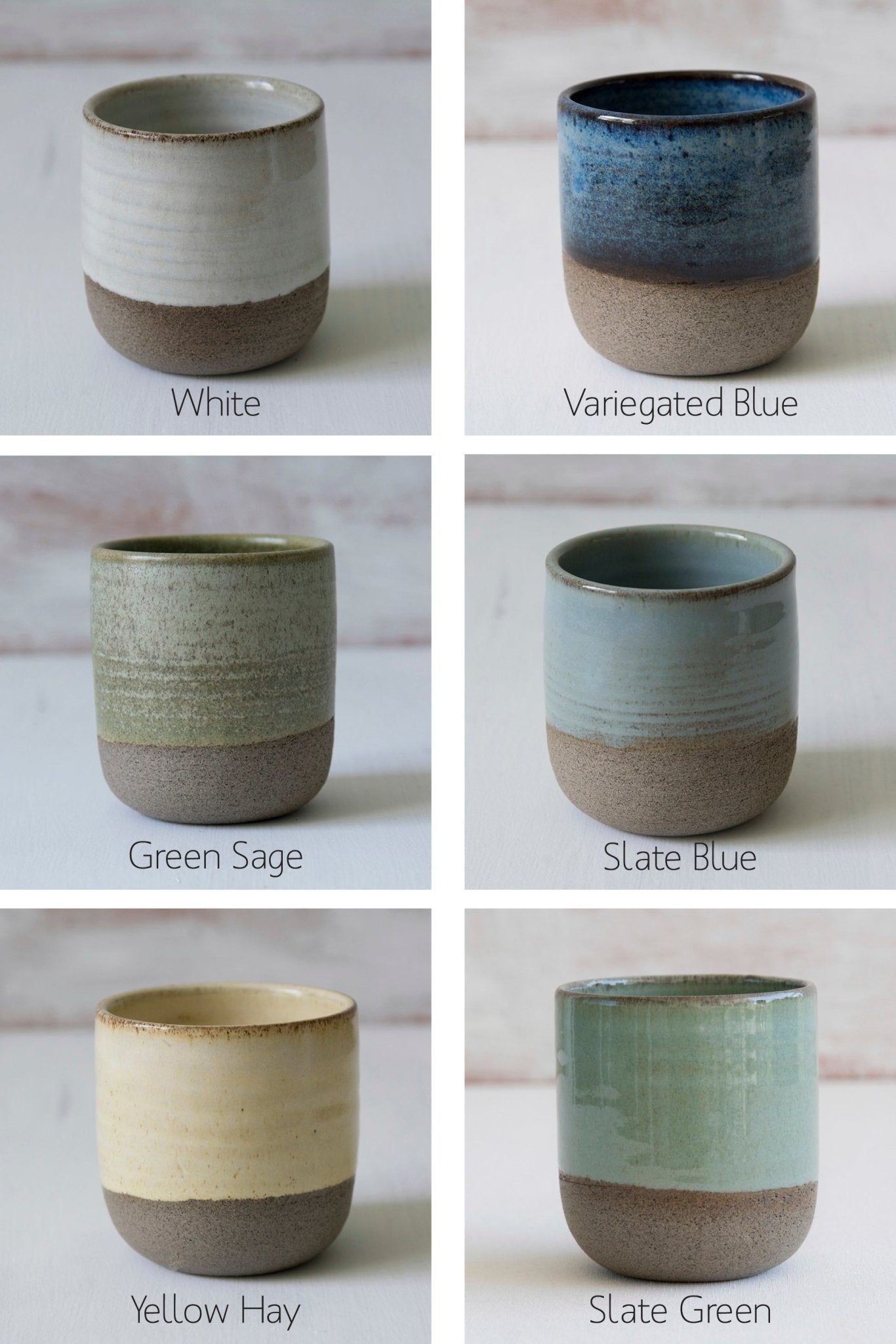 Aires Glossy White Espresso Mugs — Every Story Ceramics