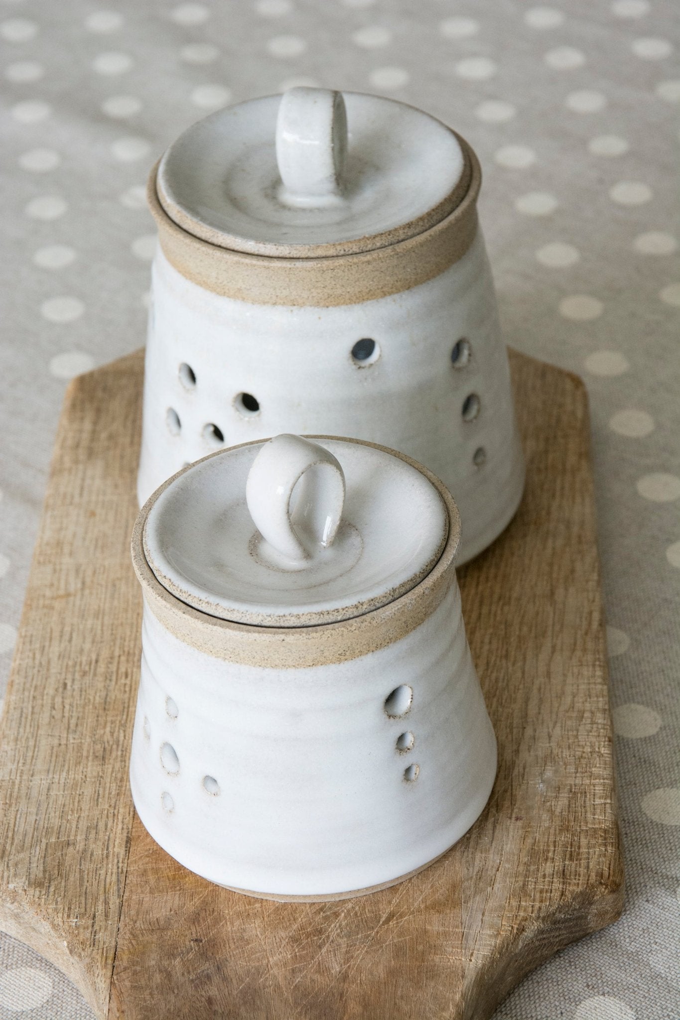 Ceramic Garlic Keeper - Mad About Pottery-