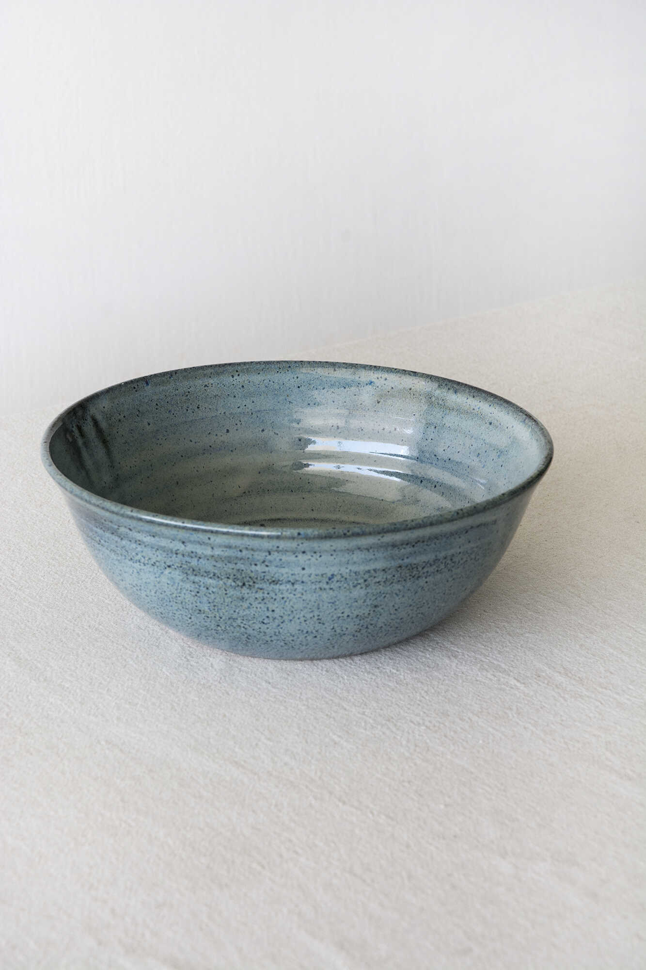 Ceramic Large Blue Salad Bowl - Mad About Pottery- Bowl