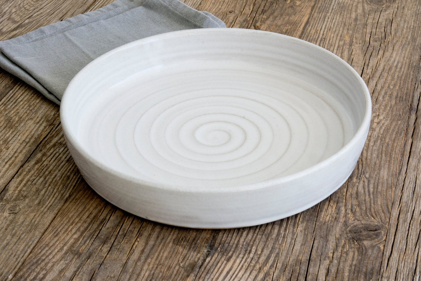 Ceramic Pie Dish - Mad About Pottery- baking dish