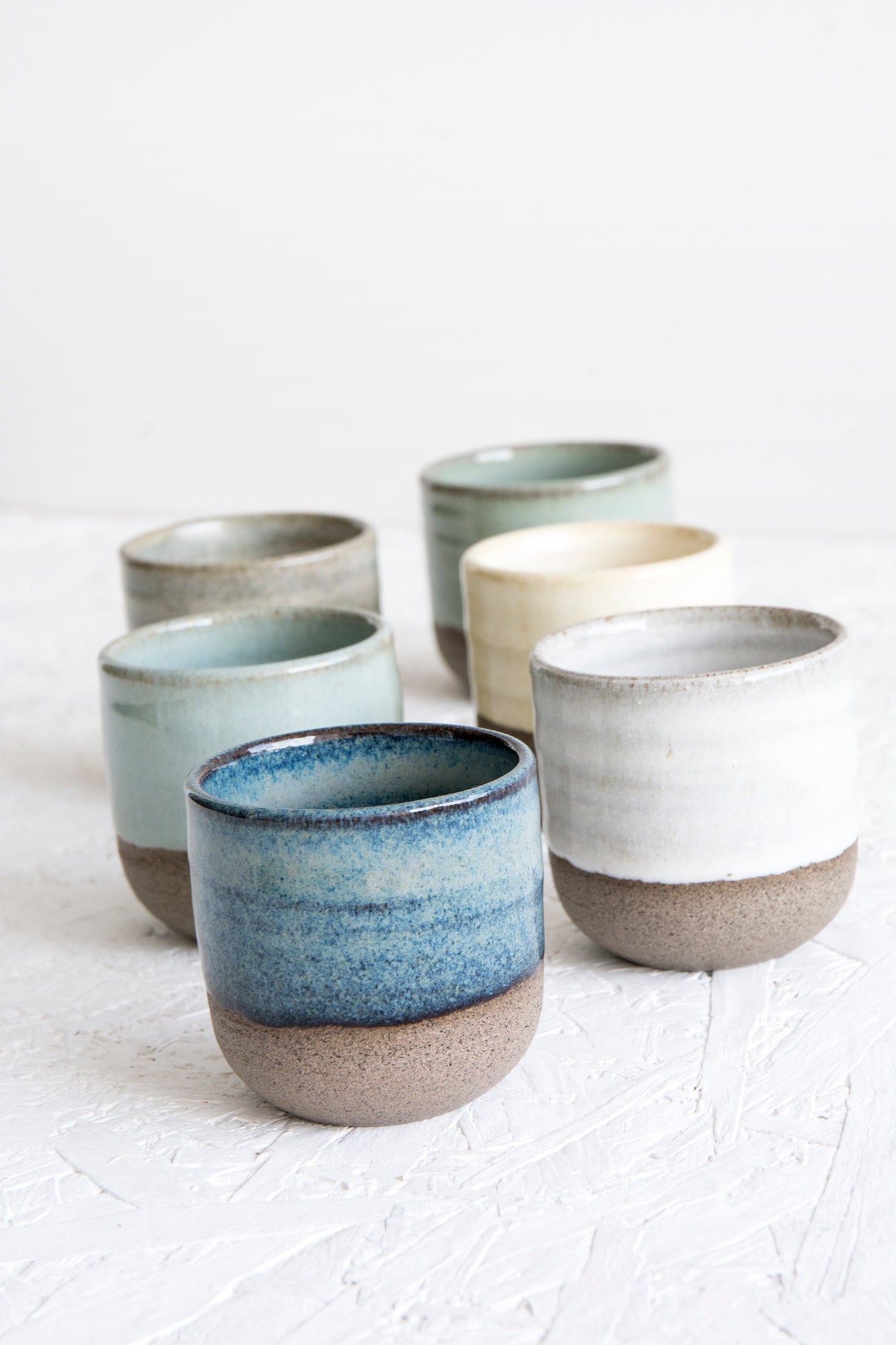 Ceramic Espresso Cups and Saucers, 2 fl. oz ׀ Handmade Pottery Cups ...