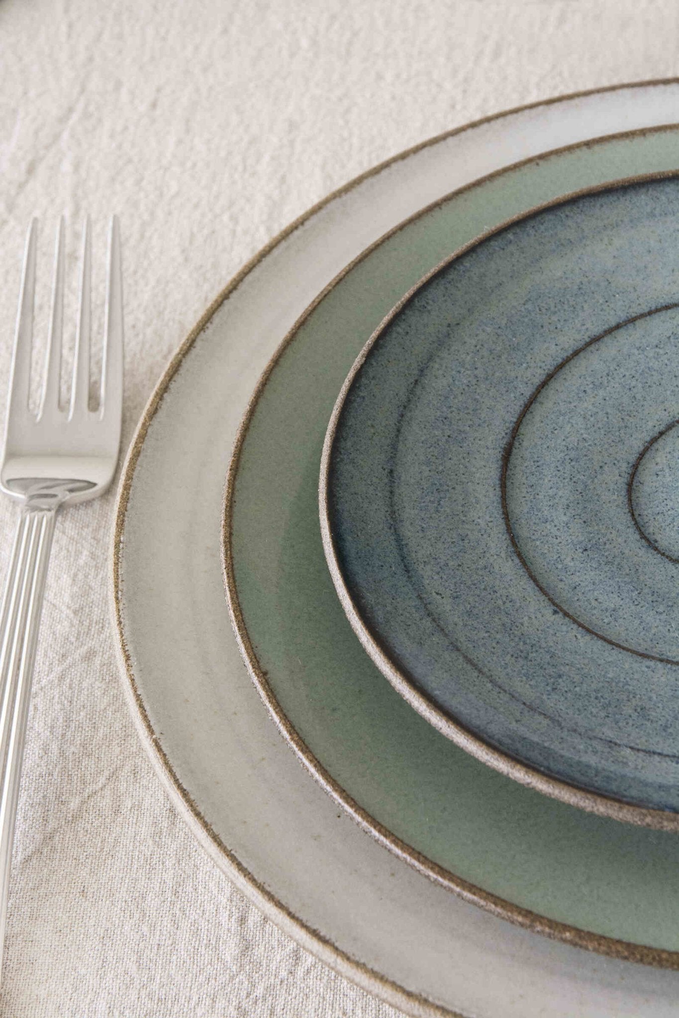 Handmade Colorful Ceramic Tableware Set with Gray Speckled Clay – Mad ...