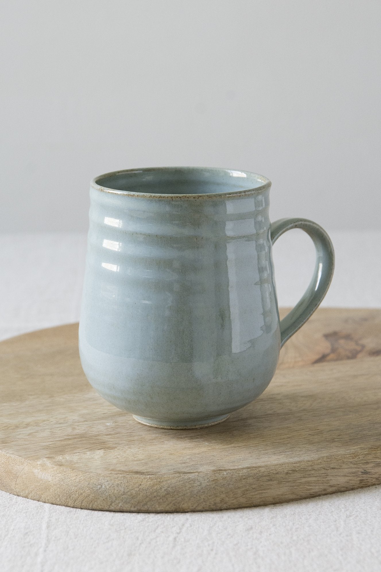 Farmhouse Yellow Ceramic Mugs Without Handles ׀ Mad About Pottery