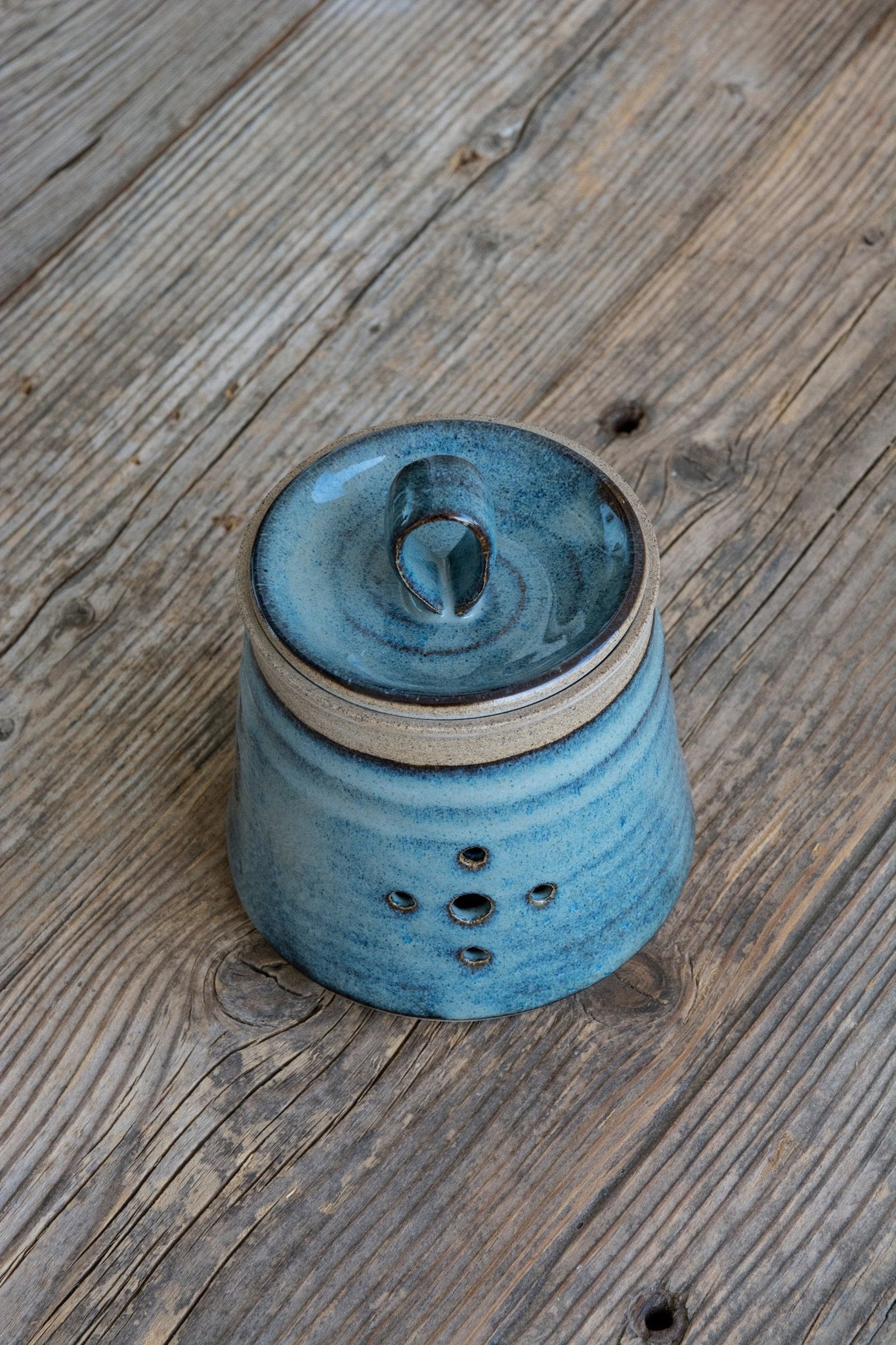 Garlic Pot - Mad About Pottery-