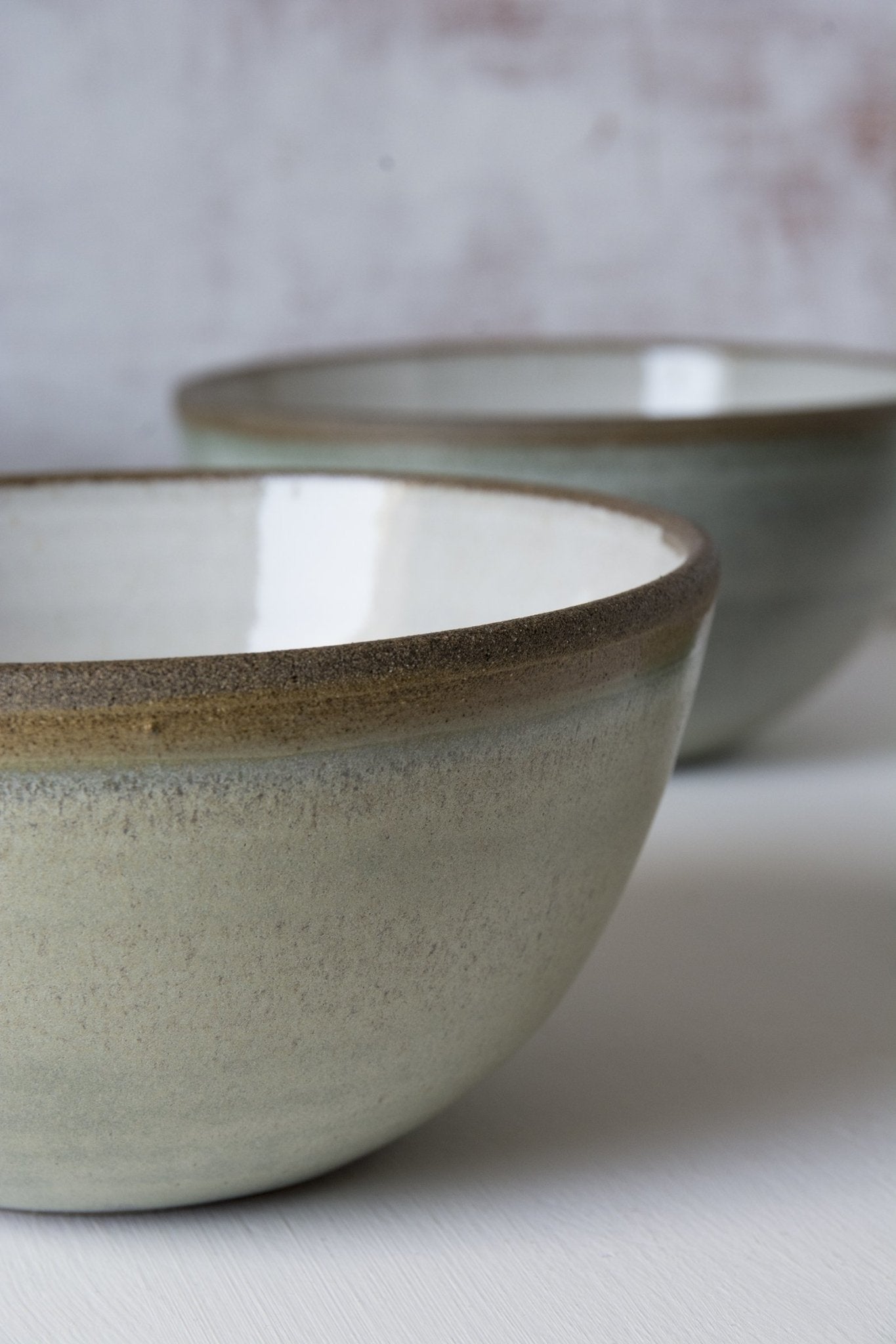 Green Sage Bowl - Mad About Pottery- Bowl