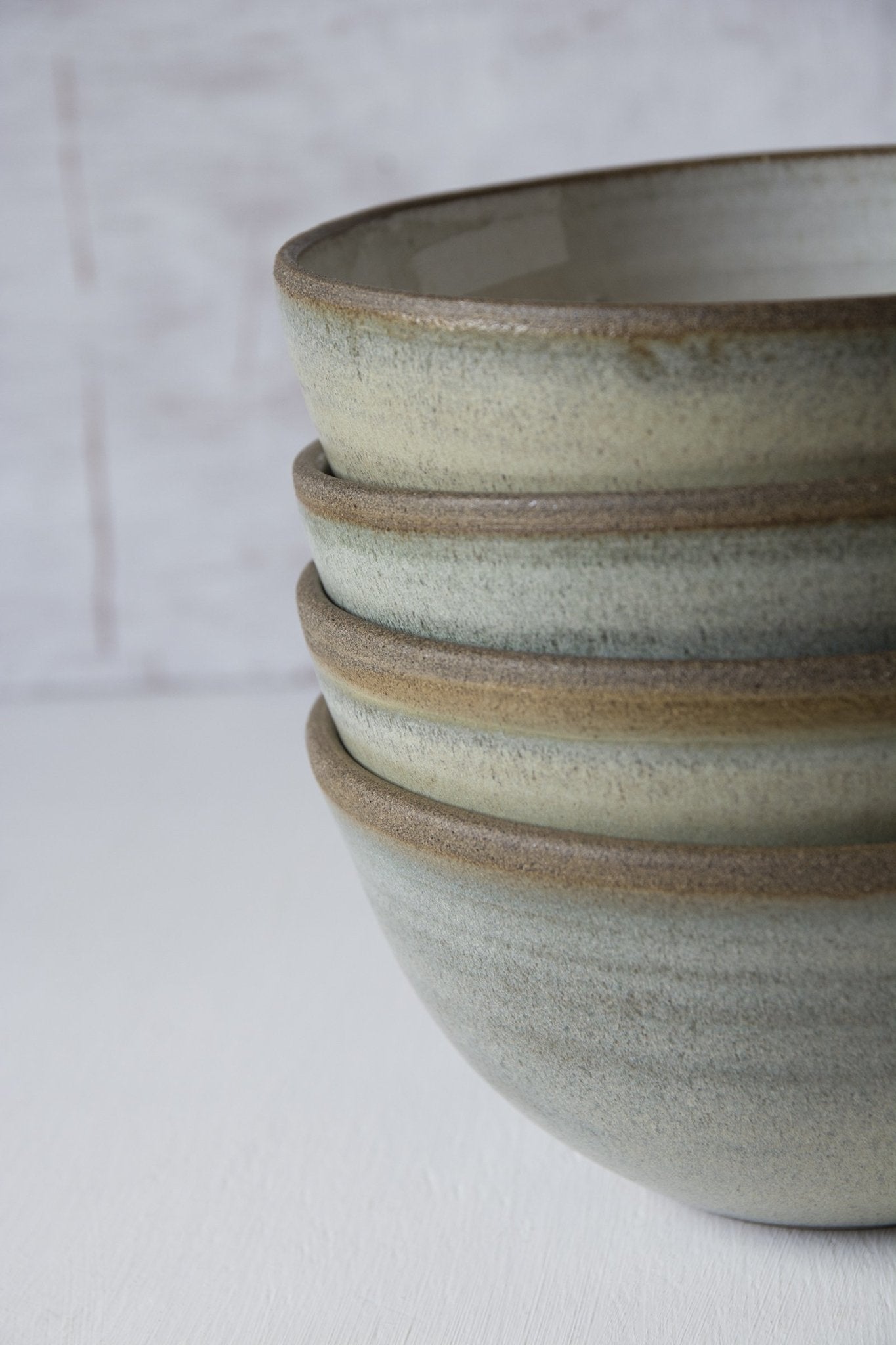 Green Sage Bowl - Mad About Pottery- Bowl