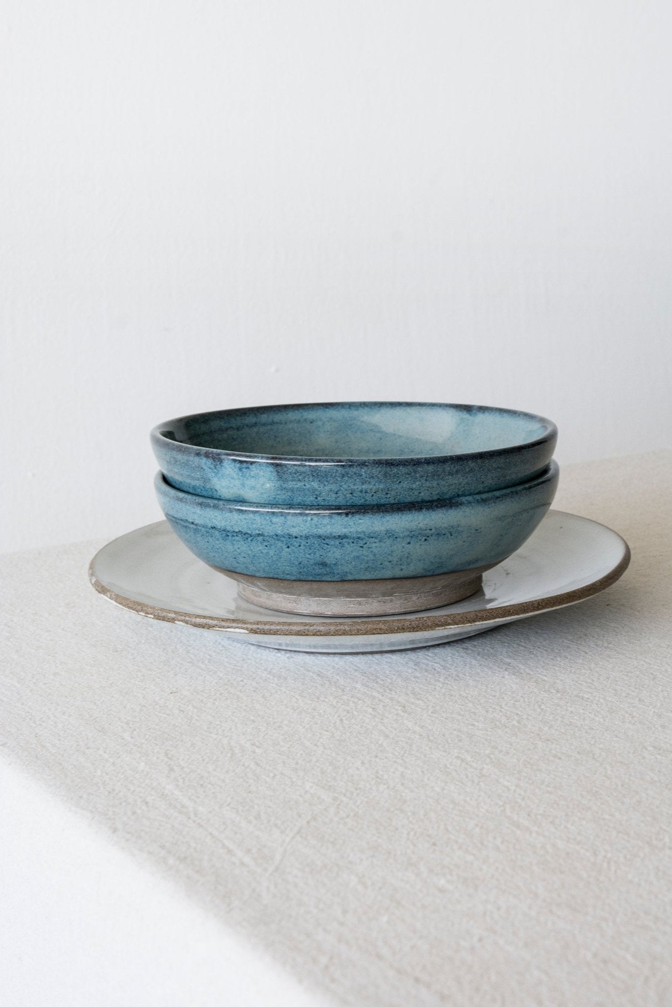 Handcrafted Ceramic Blue Bowl - Mad About Pottery- Bowl