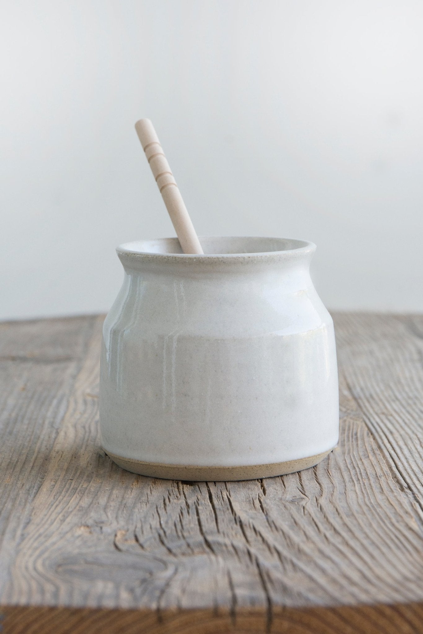 Handmade Ceramic Honey Pot - Mad About Pottery- Honey pot