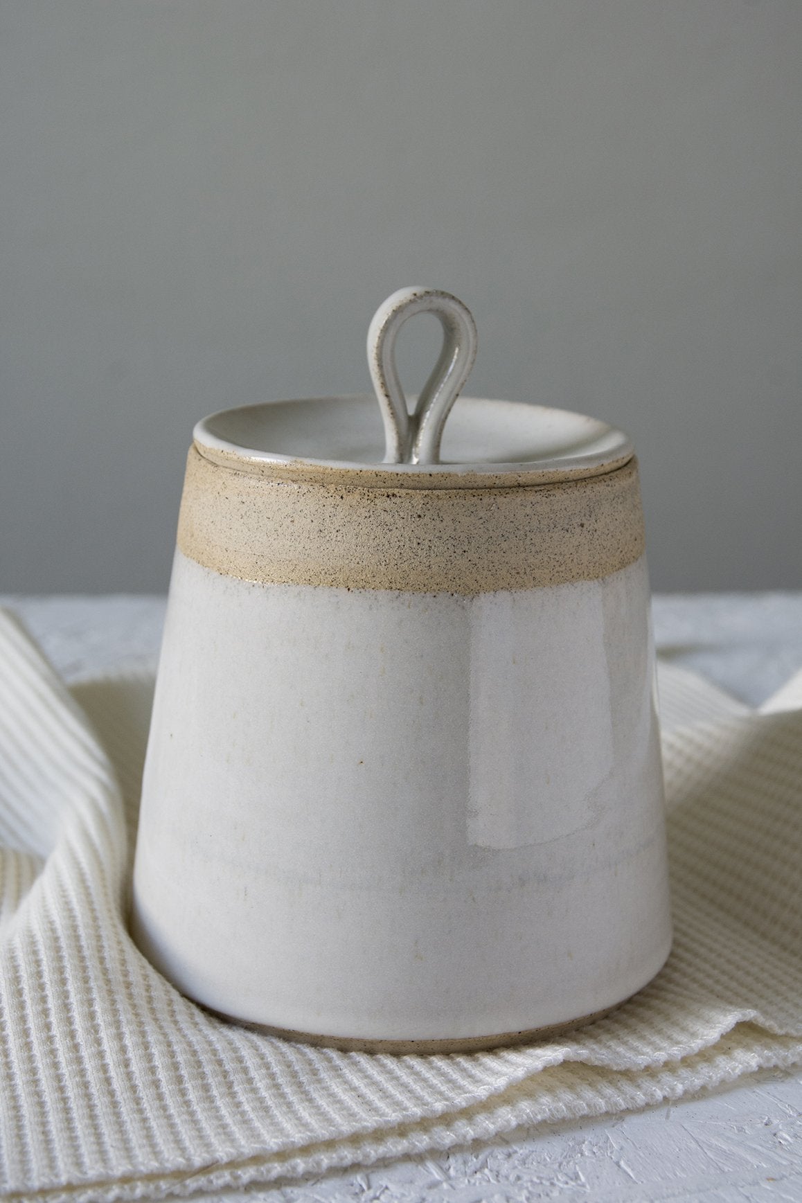 Handmade Ceramic Kitchen Canister - Mad About Pottery - canister