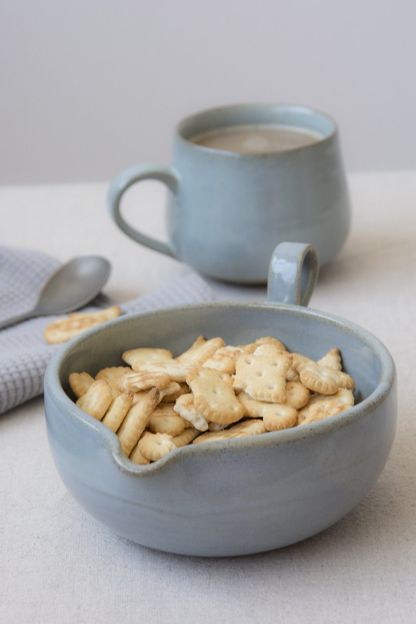 Light Blue Ceramic Batter Bowl - Mad About Pottery - Bowl