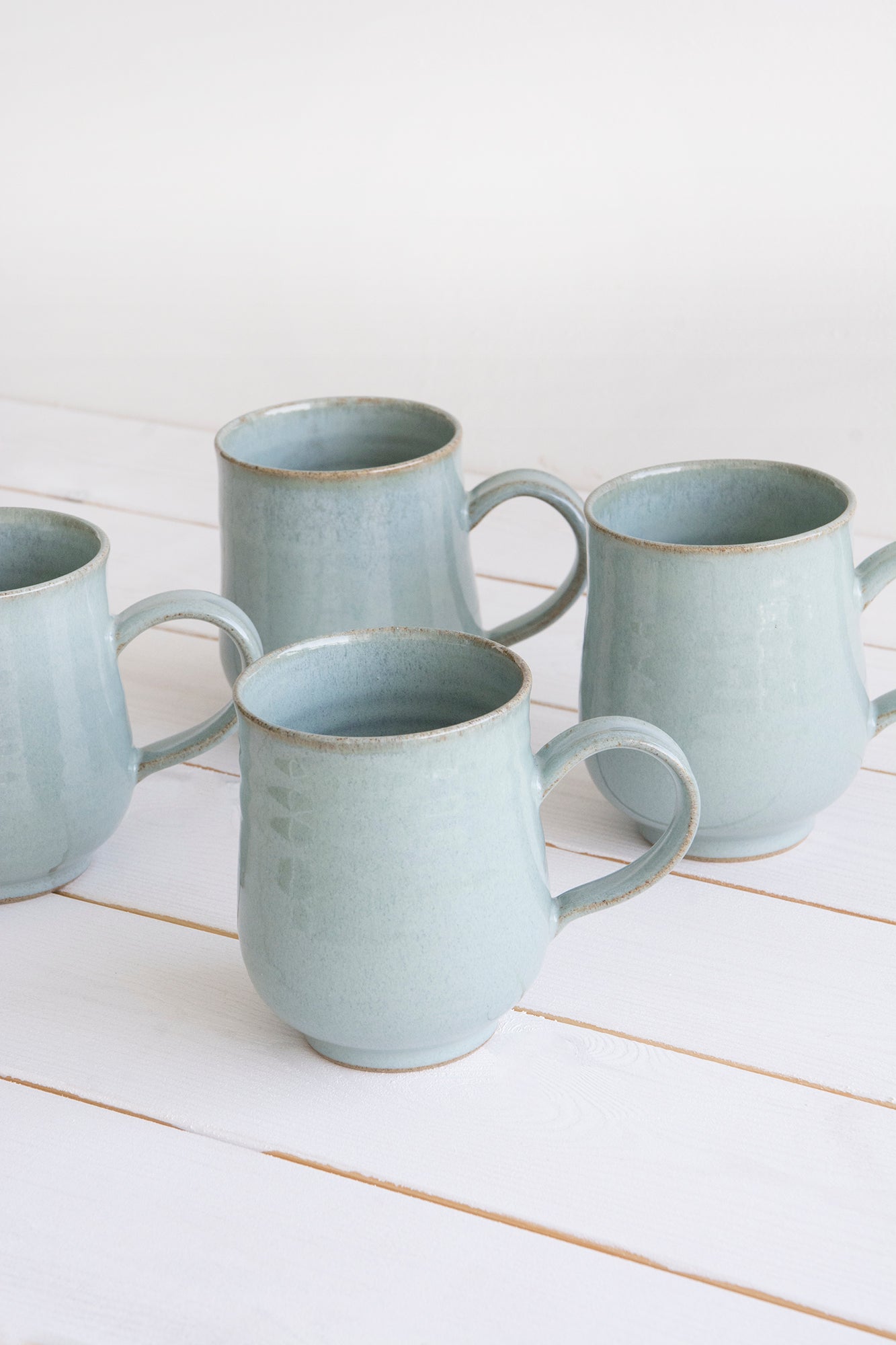 Light Blue Pottery Mug, 10 fl oz - Mad About Pottery- Mugs and Cups