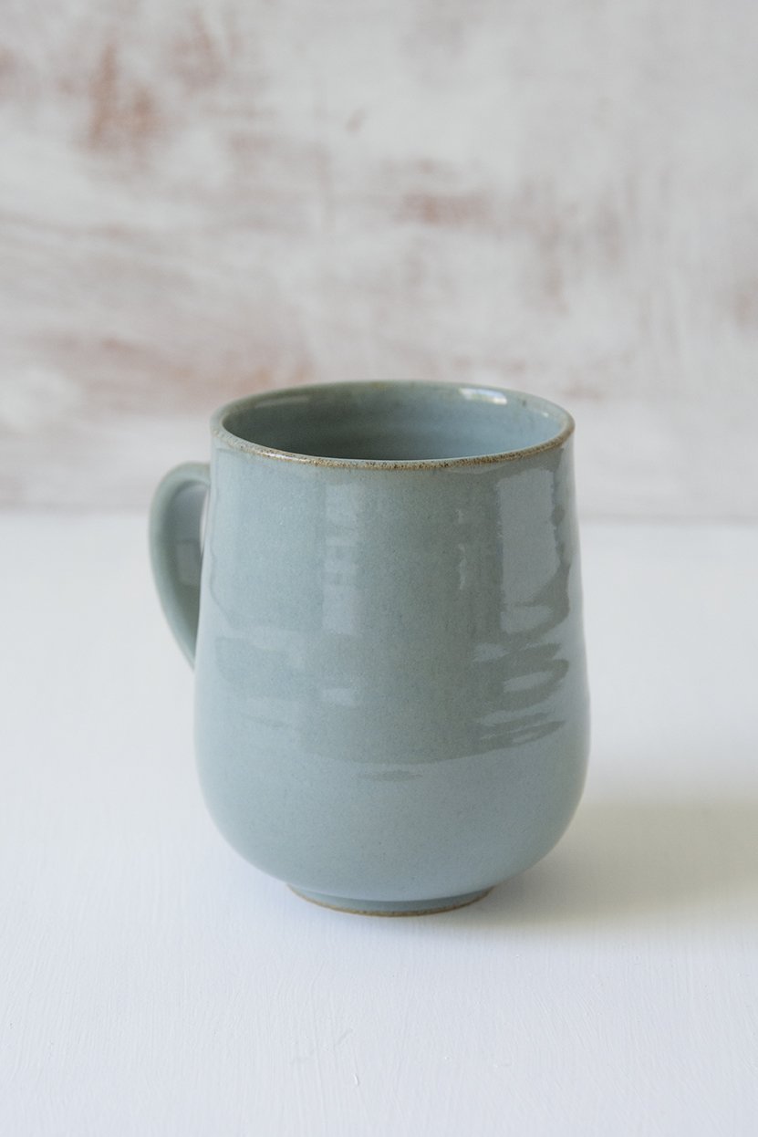 Slate Blue Pottery Coffee Mug - Mad About Pottery - Mug
