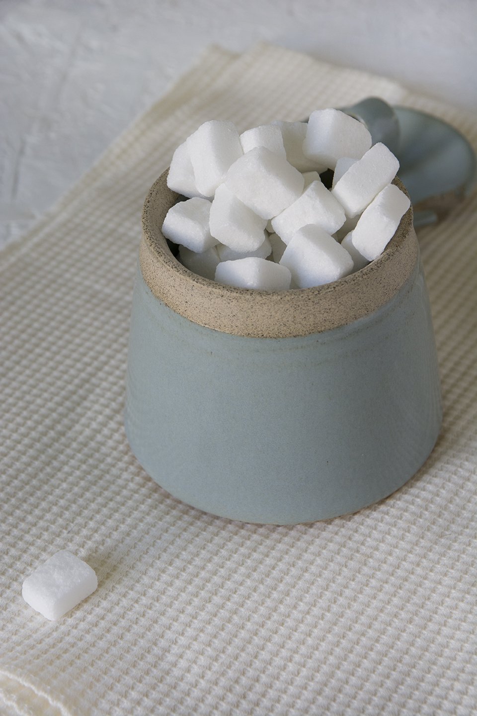 Light Blue Set of a Pottery Sugar Bowl and a Pitcher - Mad About Pottery - Sugar Bowl set