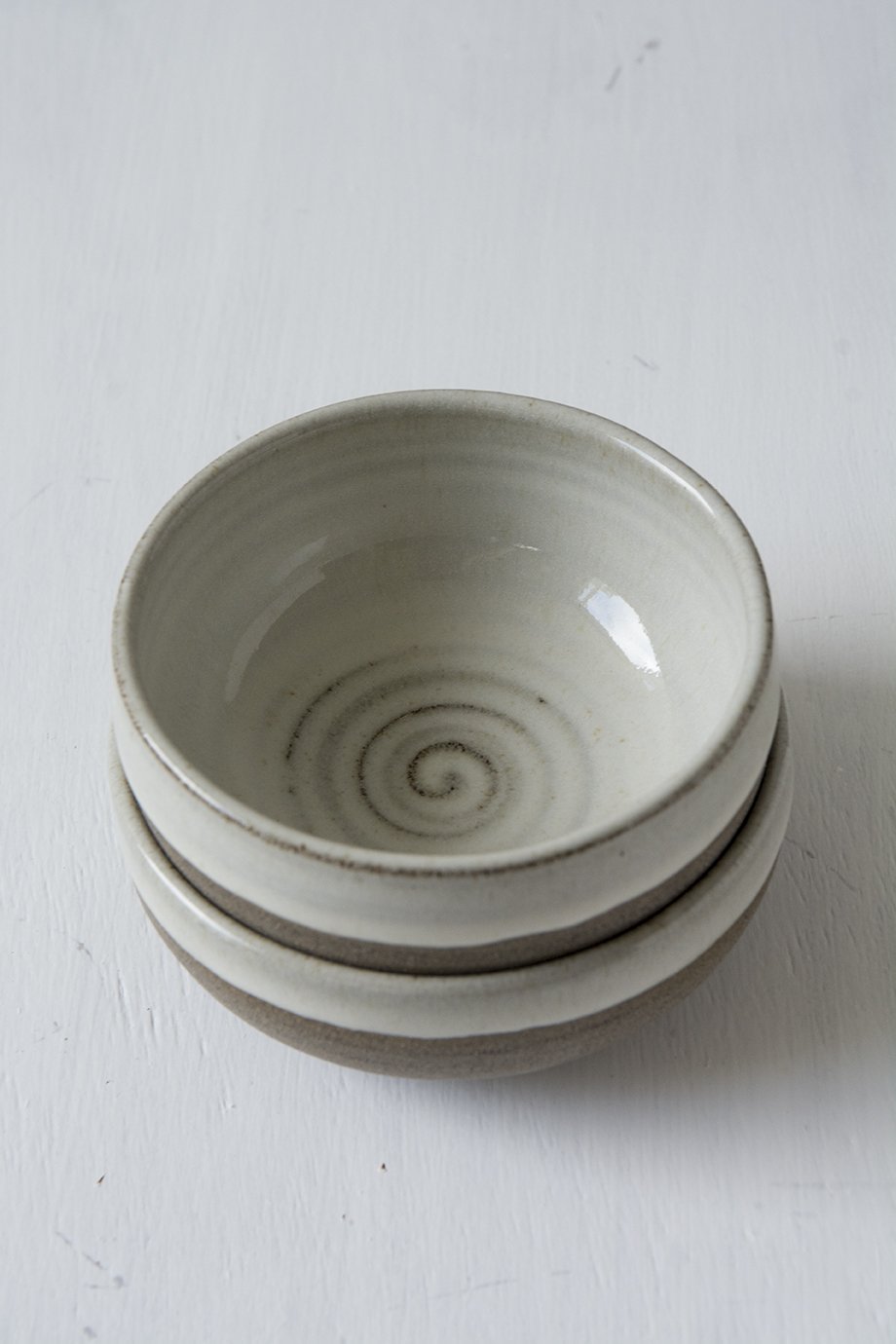 Mini White Farmhouse Pottery Serving Bowls - Mad About Pottery - Bowl