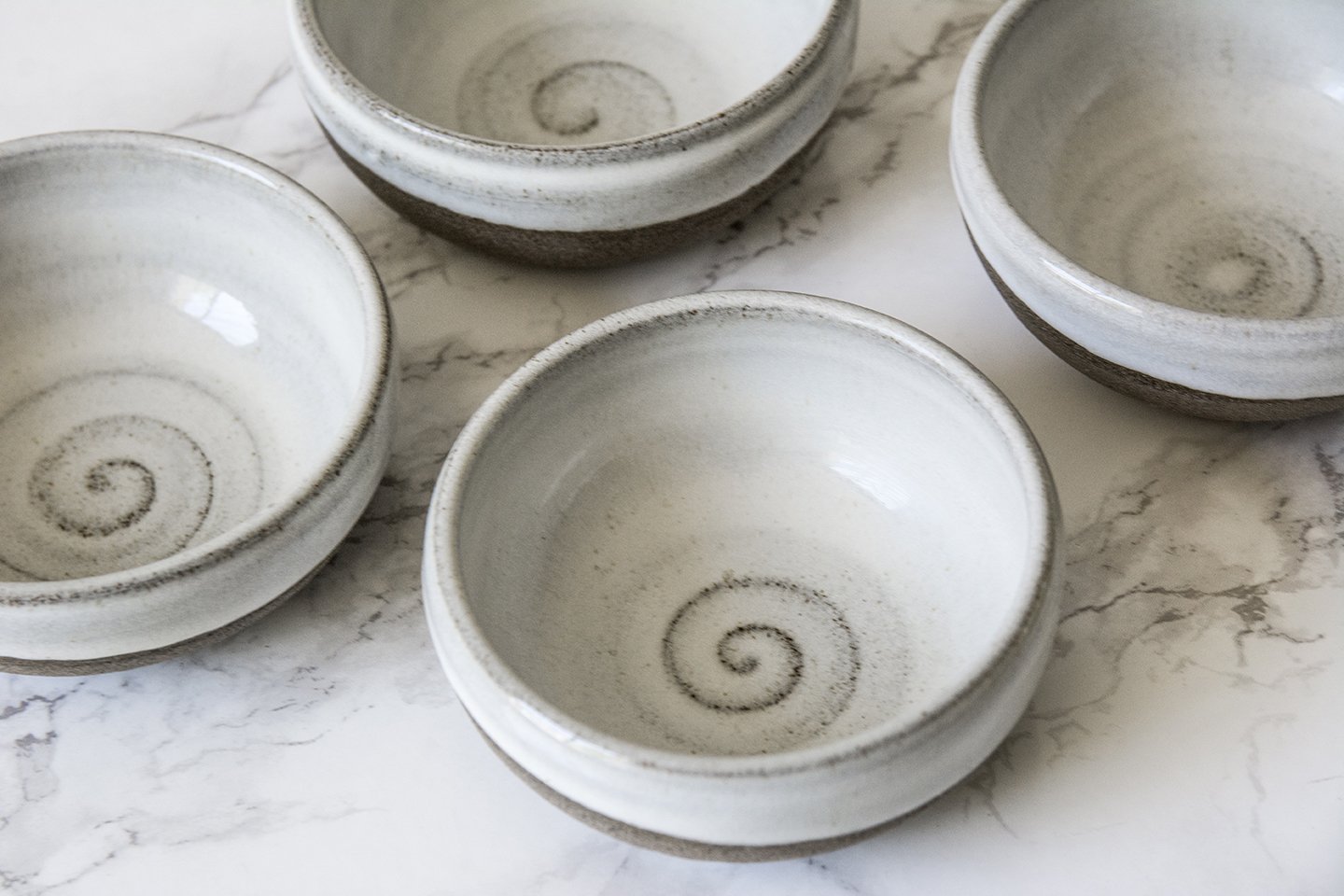 Mini White Farmhouse Pottery Serving Bowls - Mad About Pottery - Bowl